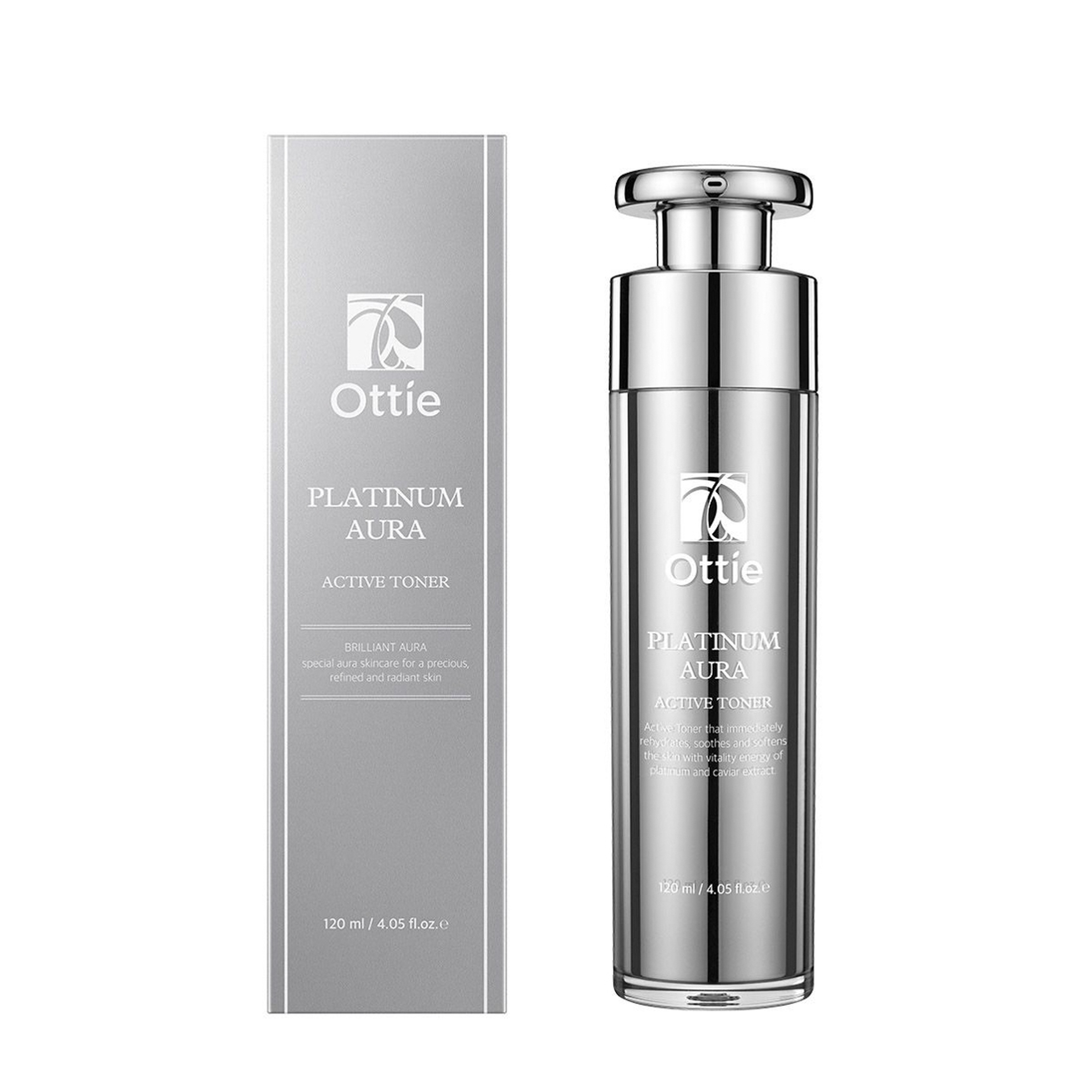 Ottie Platinum Aura Active Toner 120Ml