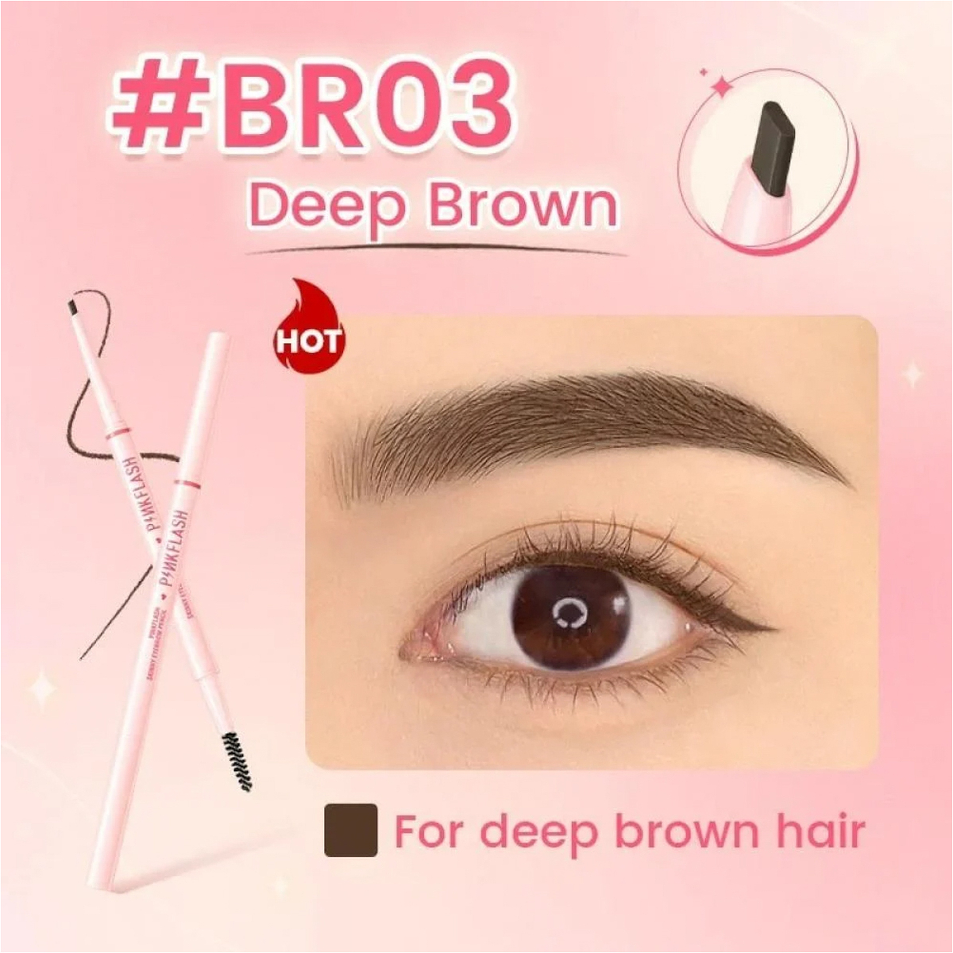 Pink Flash Eyebrow Pencil