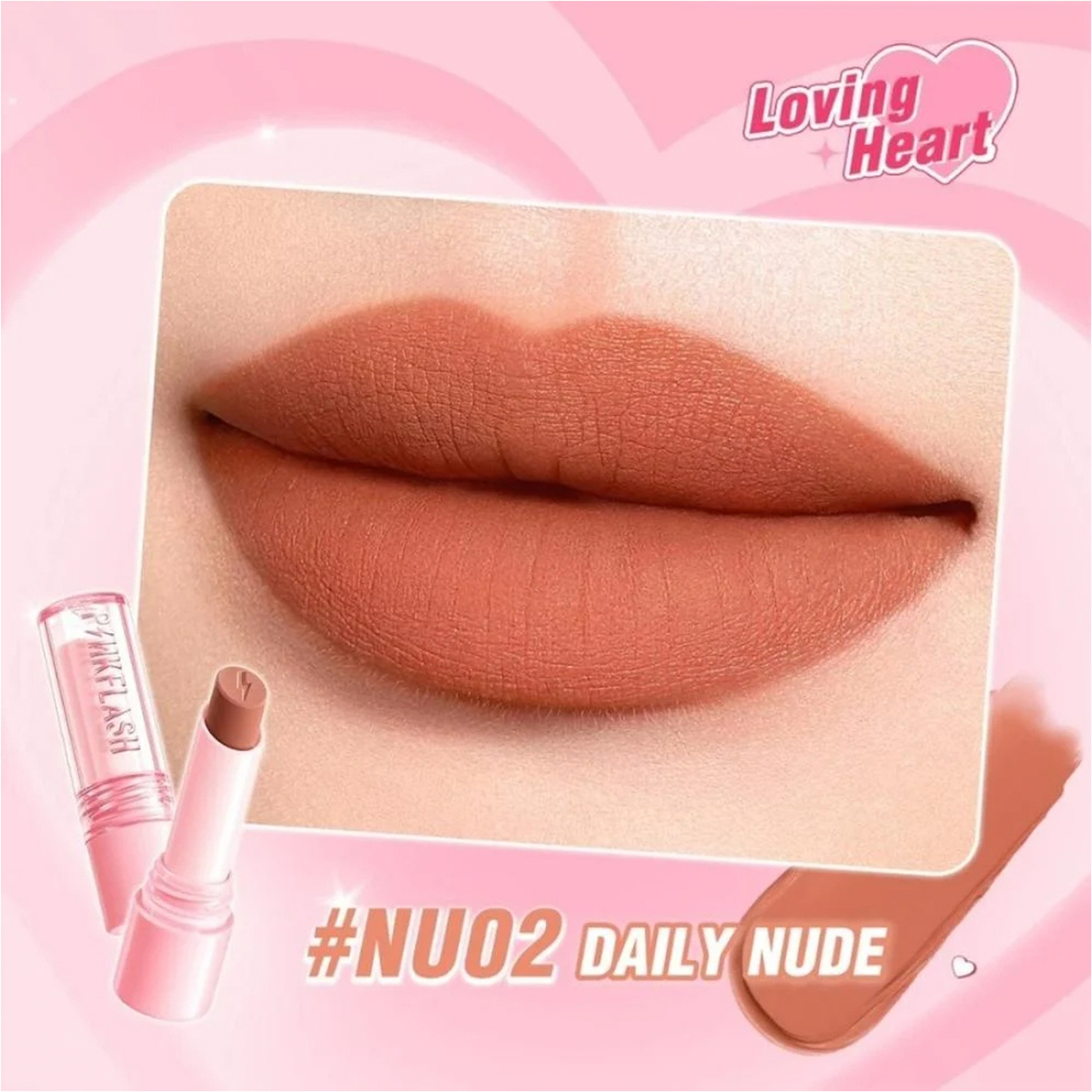 Pink Flash Matte Lipstick