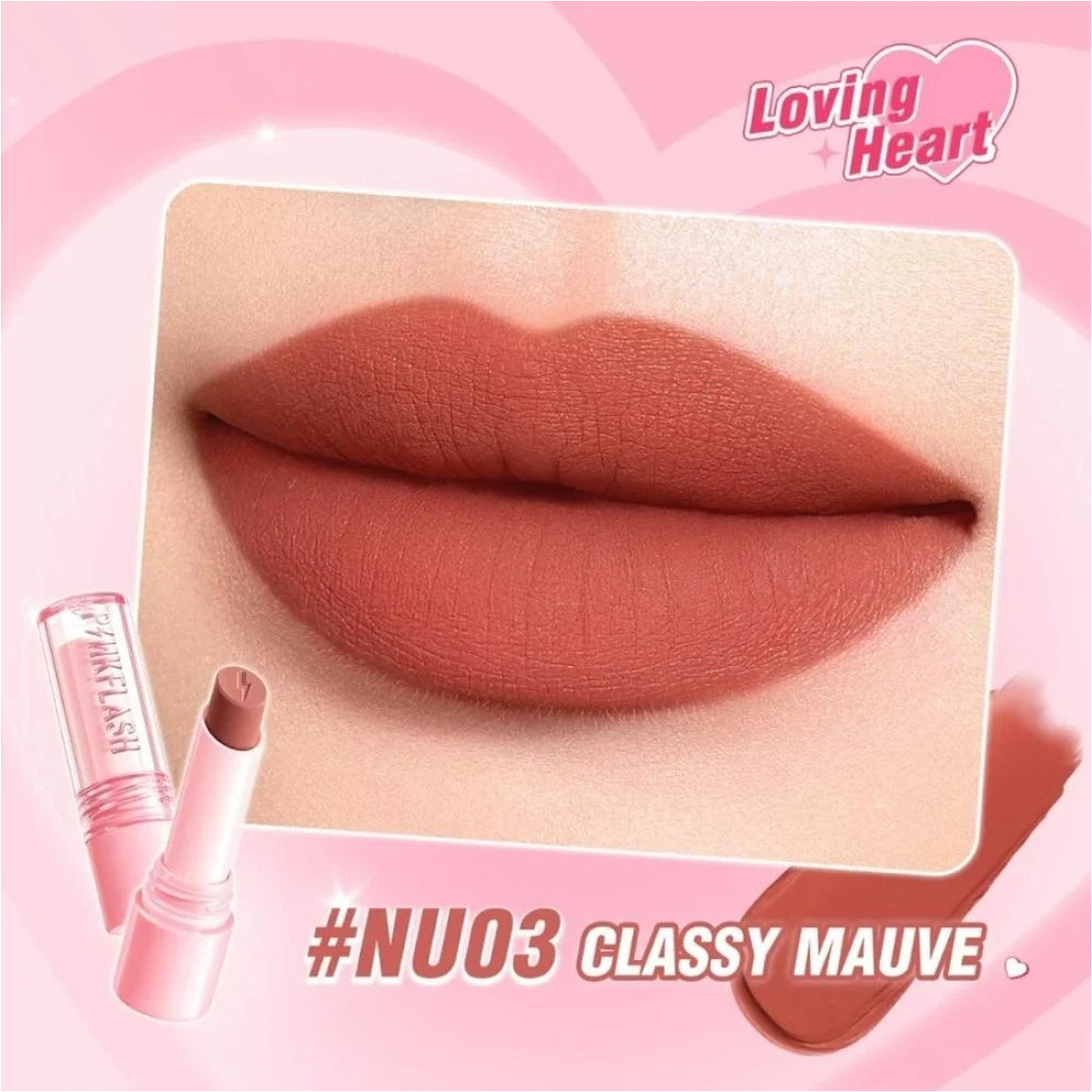Pink Flash Matte Lipstick