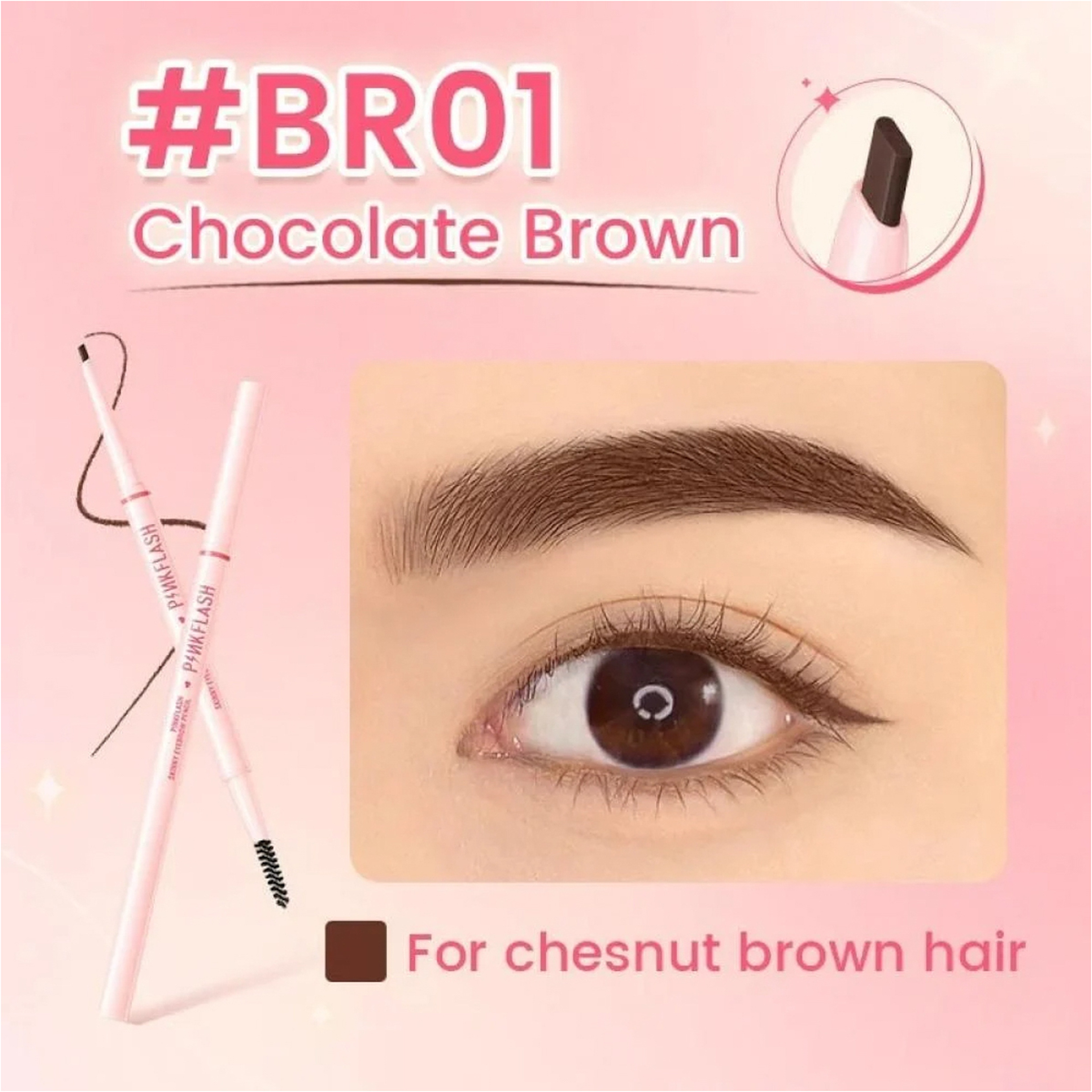Pink Flash Eyebrow Pencil