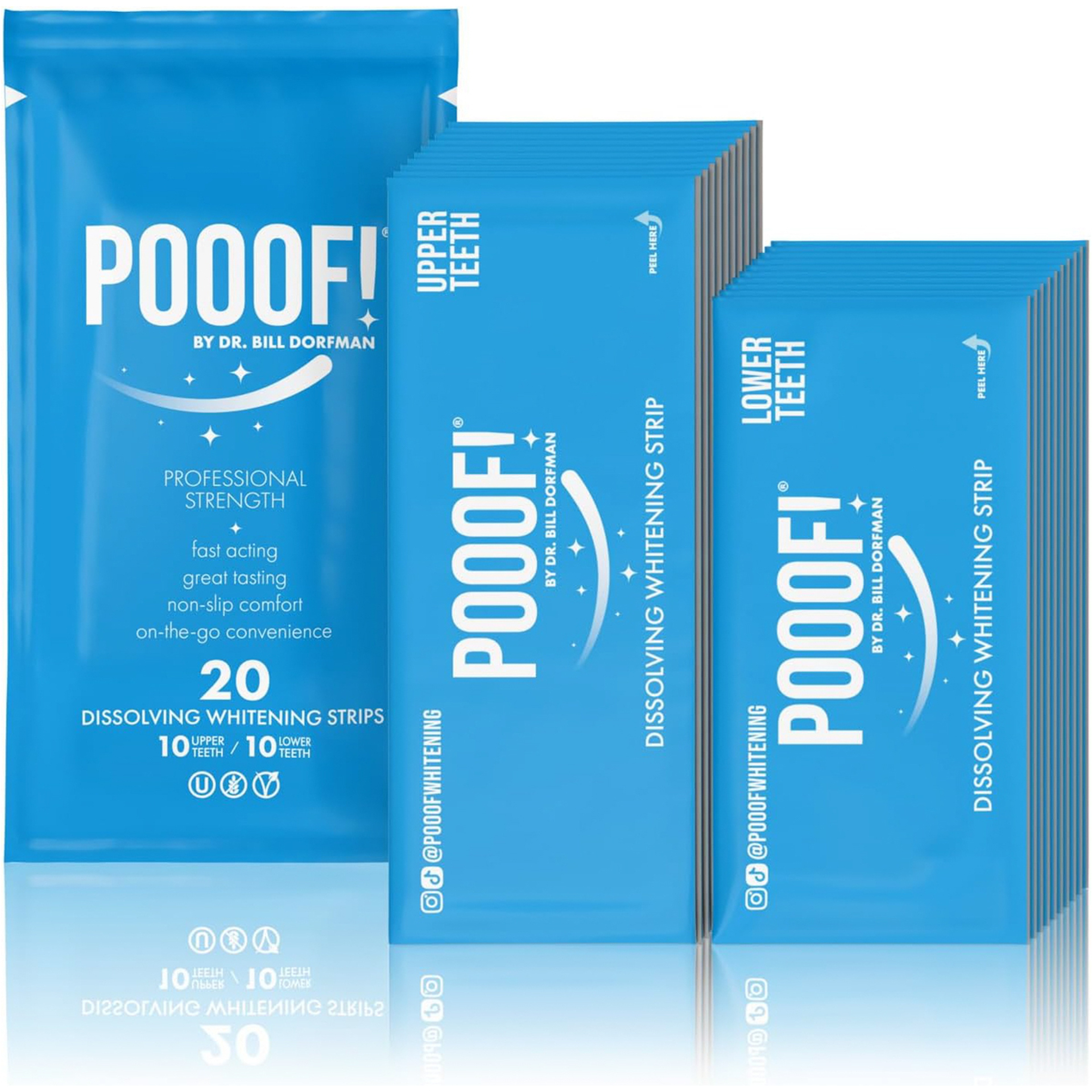 Poof! Teeth Whitening 20 Strip Pack