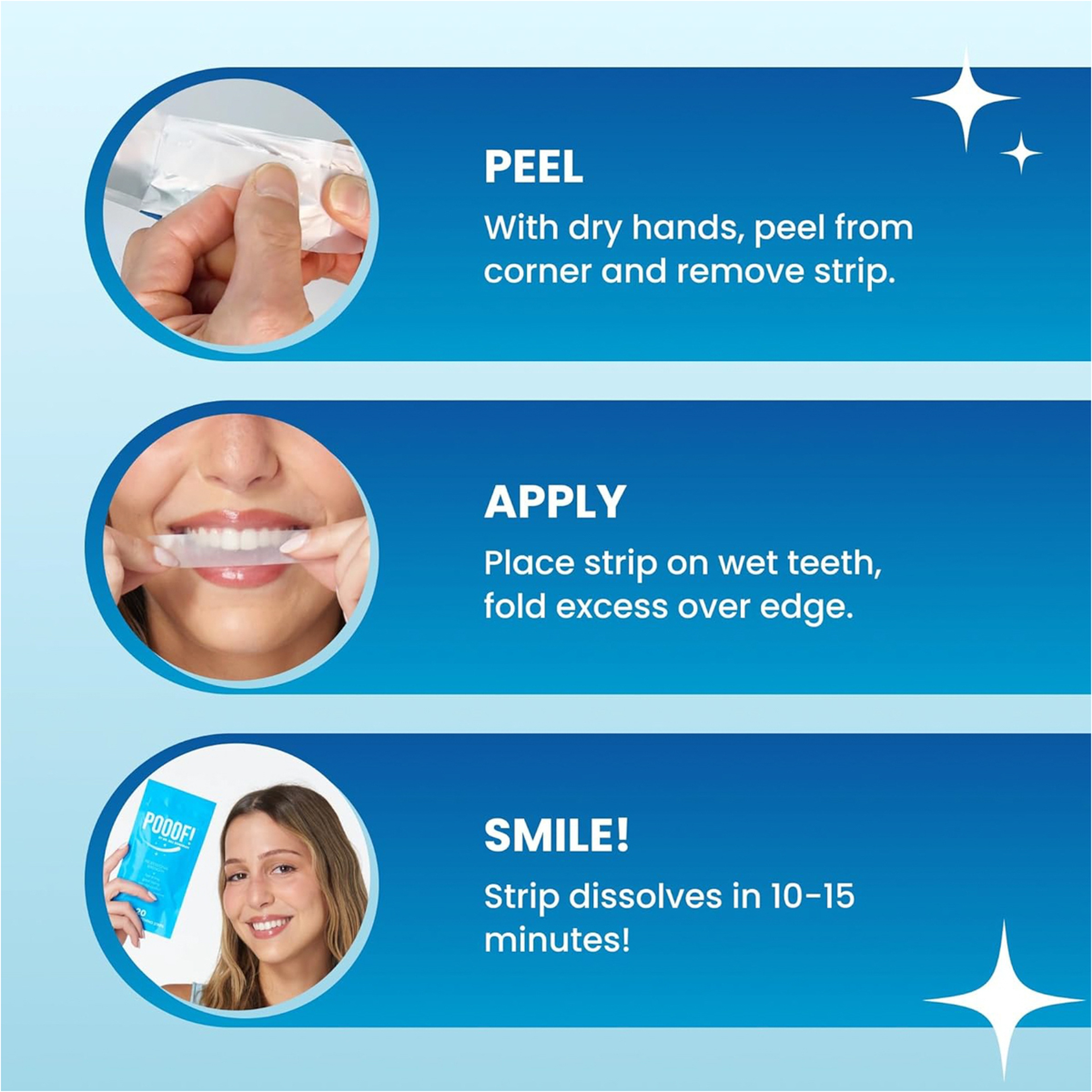 Poof! Teeth Whitening 20 Strip Pack