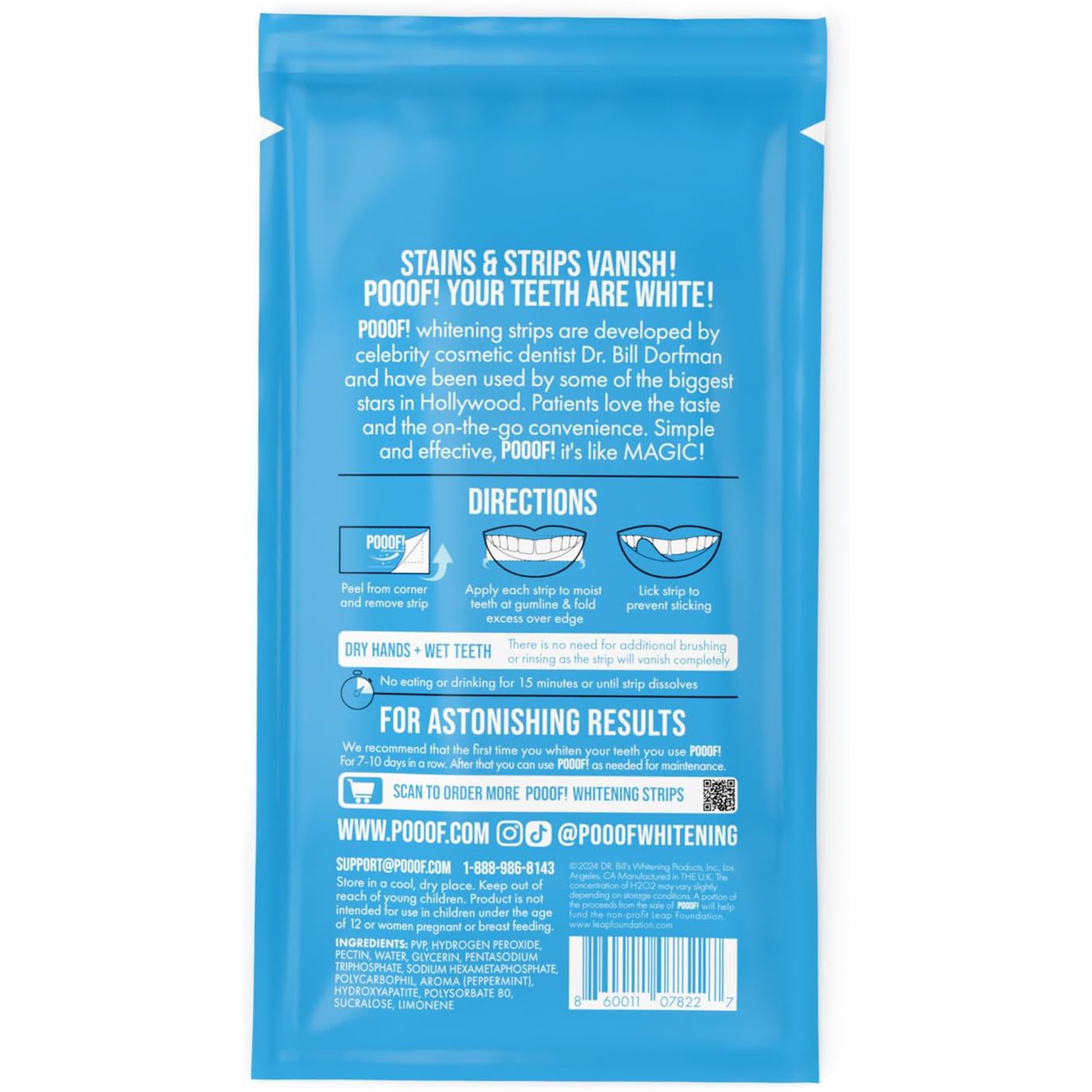 Poof! Teeth Whitening 20 Strip Pack