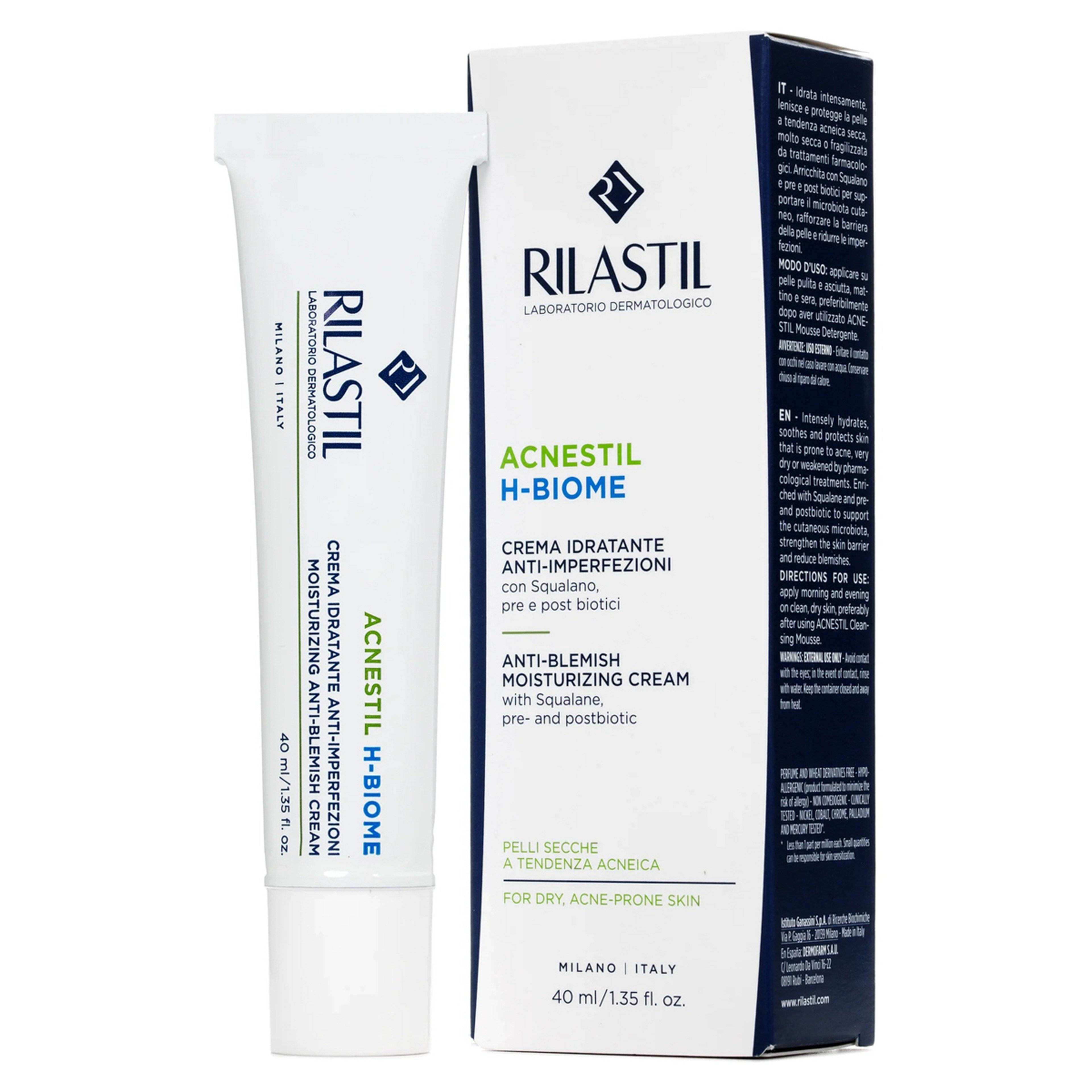 Rilastil Acnestil H-Biome anti Blemishes Cream 40 ml