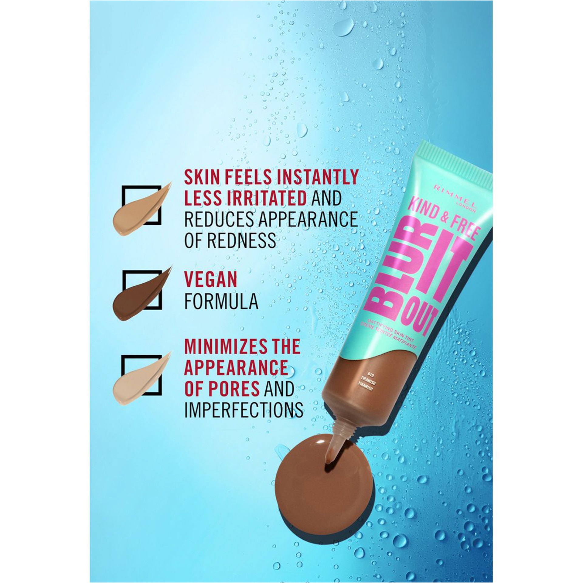 Rimmel K&F Blur It Out Foundation | Whites