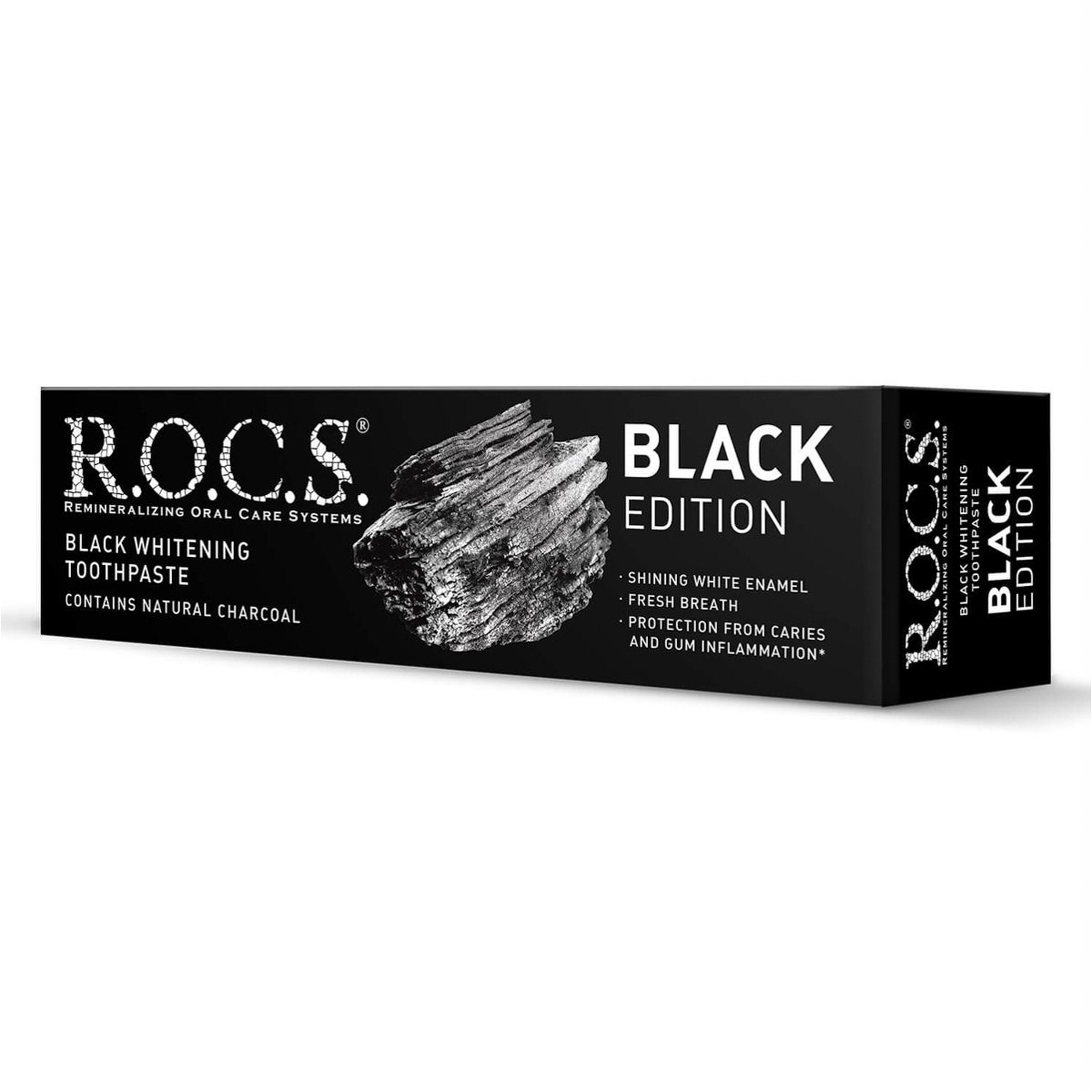 Rocs Black Whitening Edition Toothpaste 60Ml
