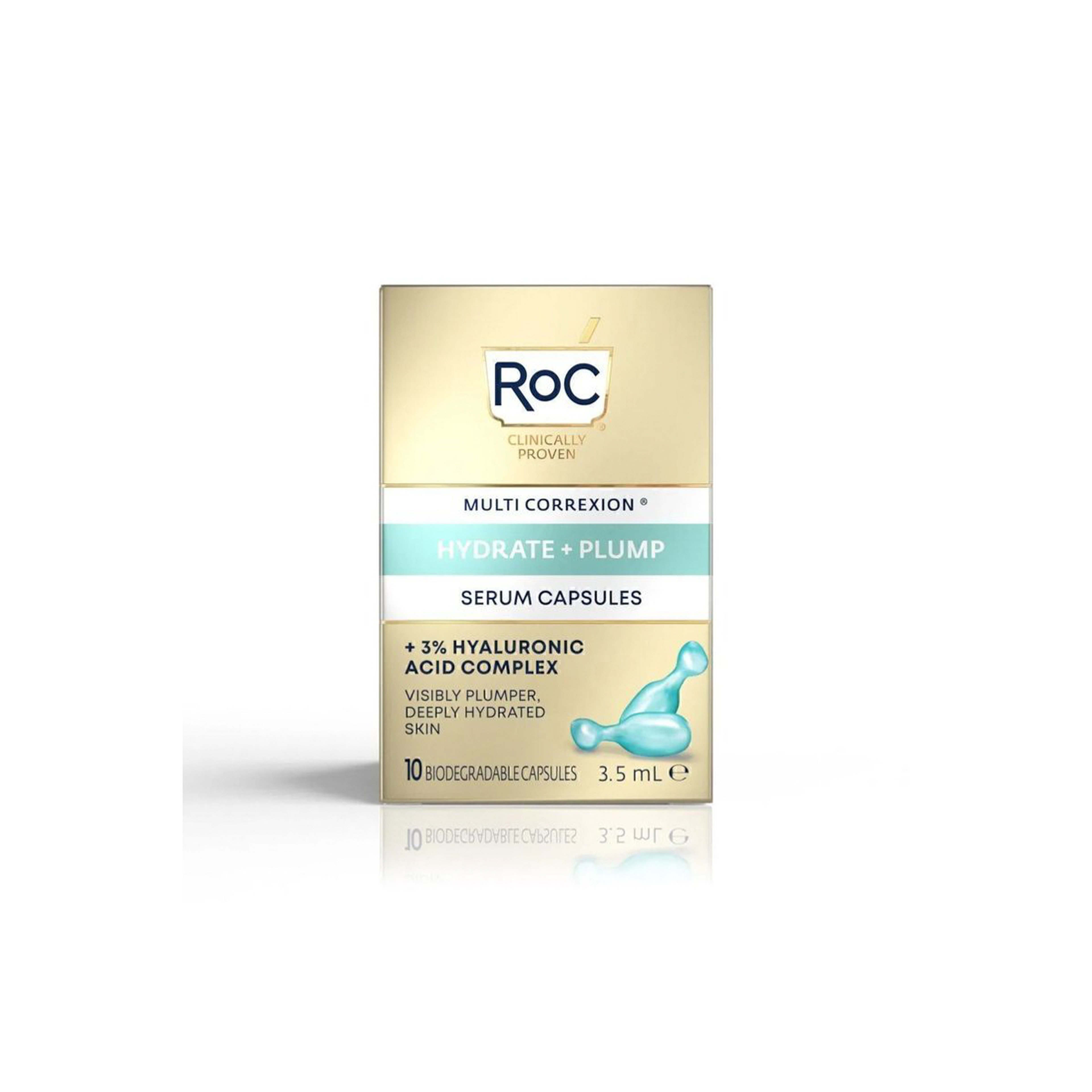 روك مرطب متعدد التصحيح للبشره سيروم كبسولات 10 قطع