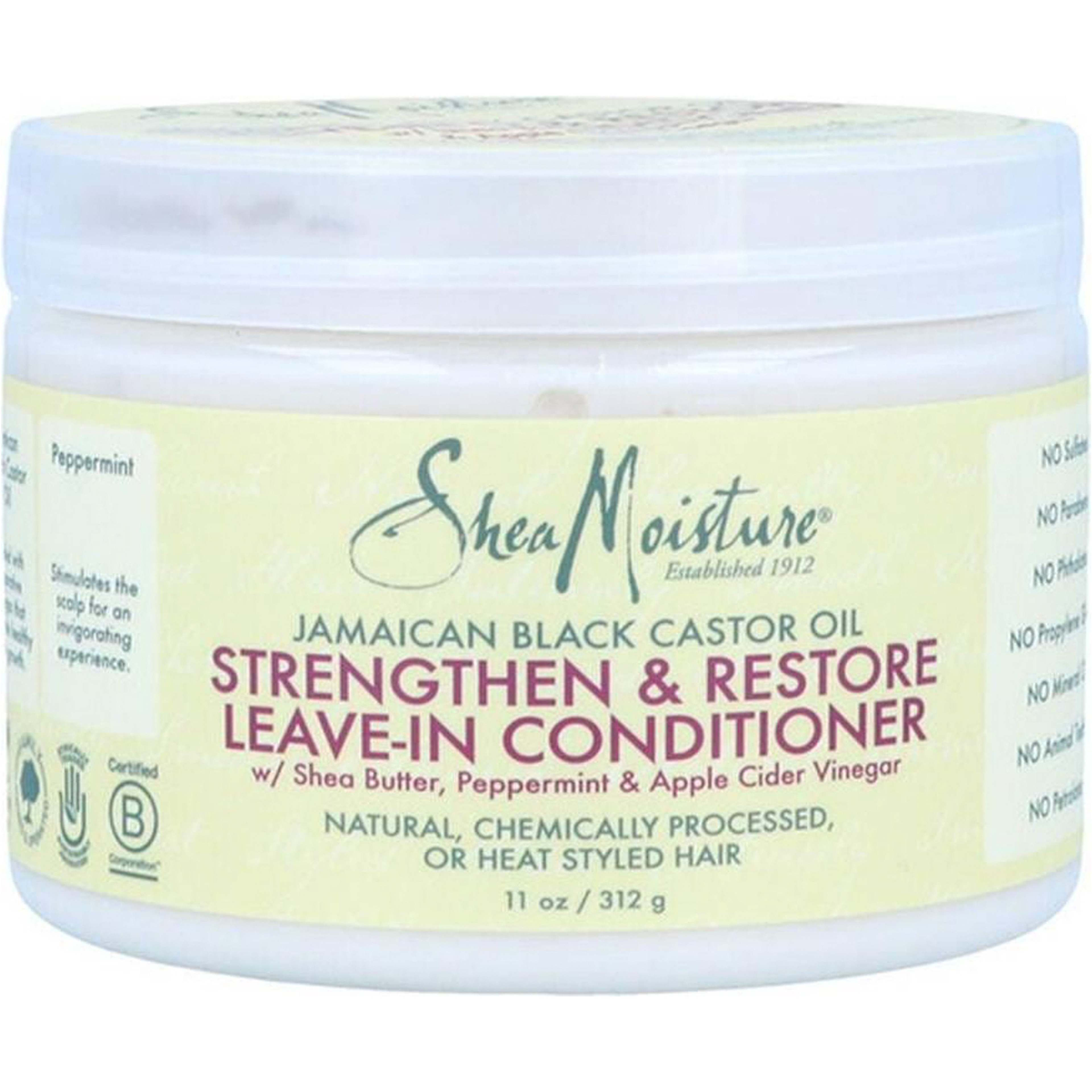 Shea Moisture Jamaican Black Castor Oil Strengthen And Grow Leave-In Conditioner  312 gm