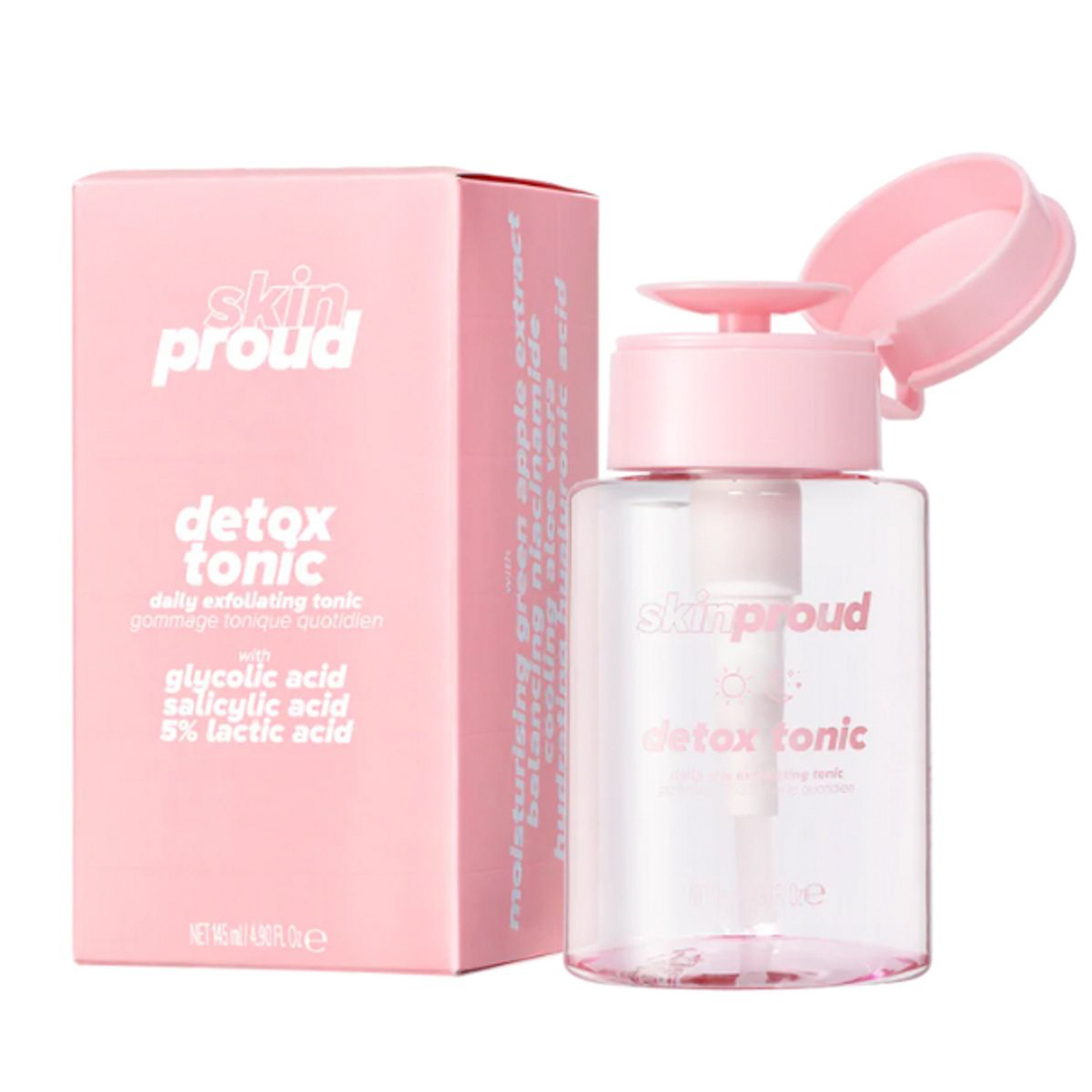 Skin Proud Detox Tonic Daily Exfoliating  toner 145 ml