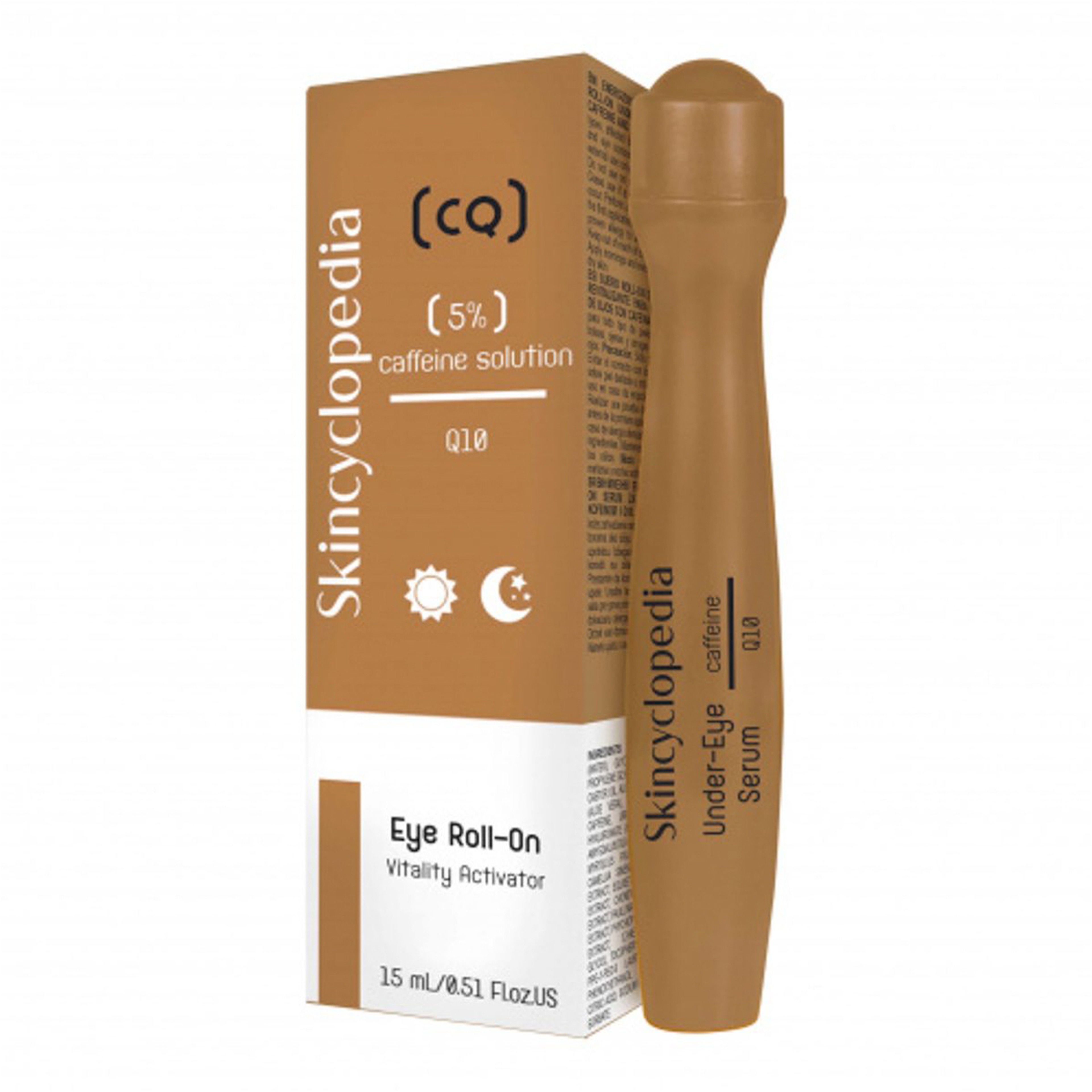 SKINCYCLOPEDIA  with Caffeine & Q10 Under Eye cooling Roll-On 15 ml
