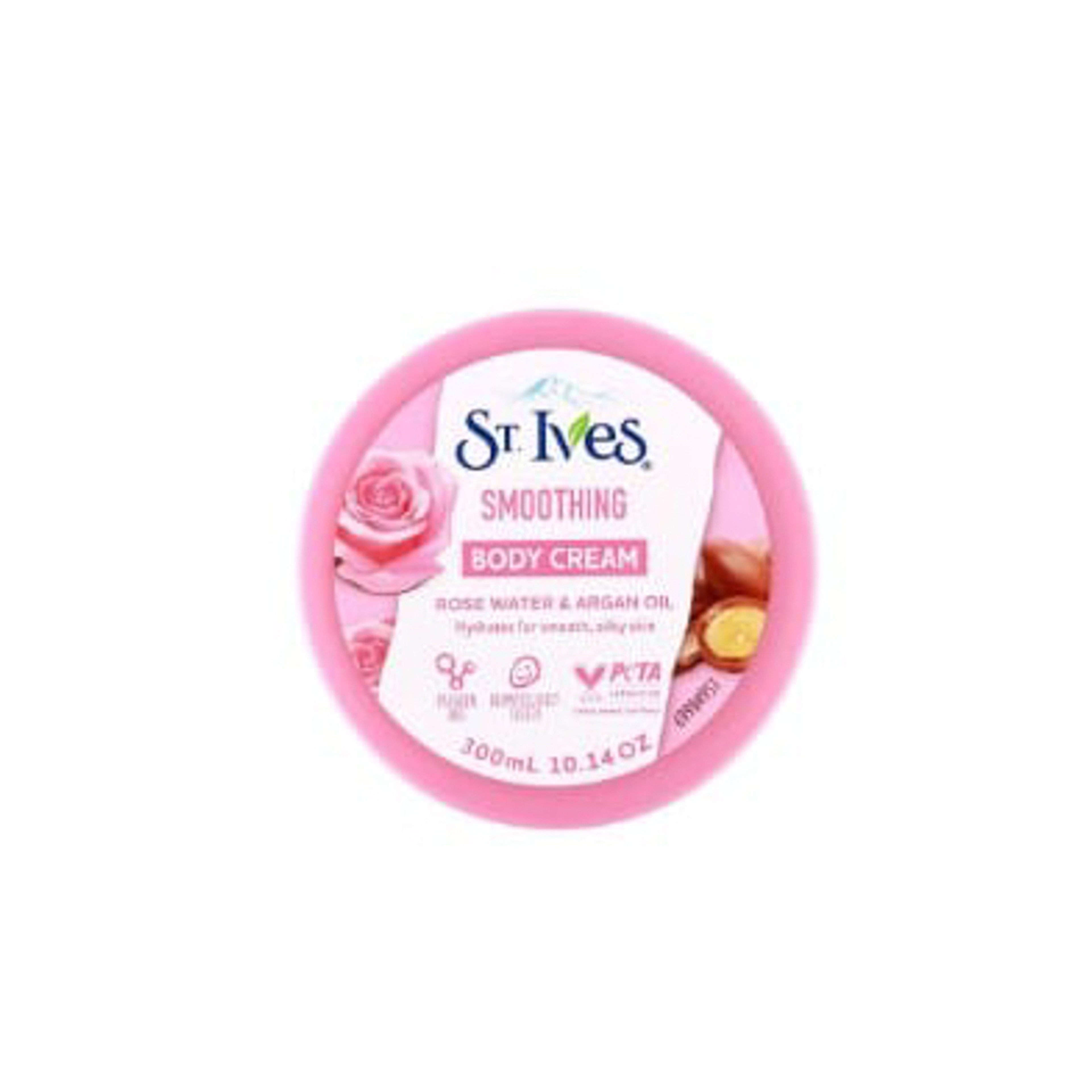 سانت آيفز بخلاصة ماء الورد وزيت الارجان لجسم ناعم  كريم 