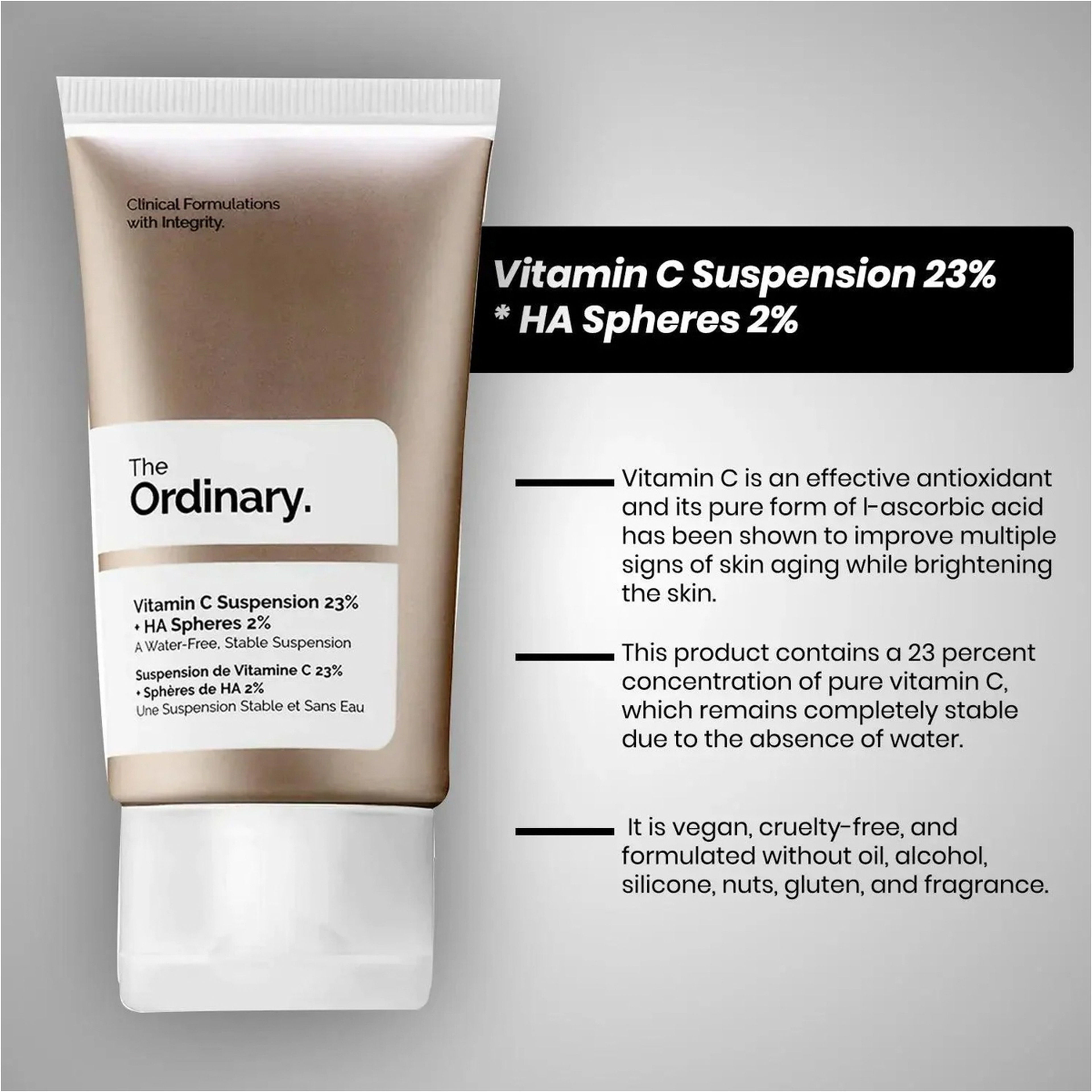The Ordinary Vitamin C Suspension 23% + HA Spheres 2% - 30ml