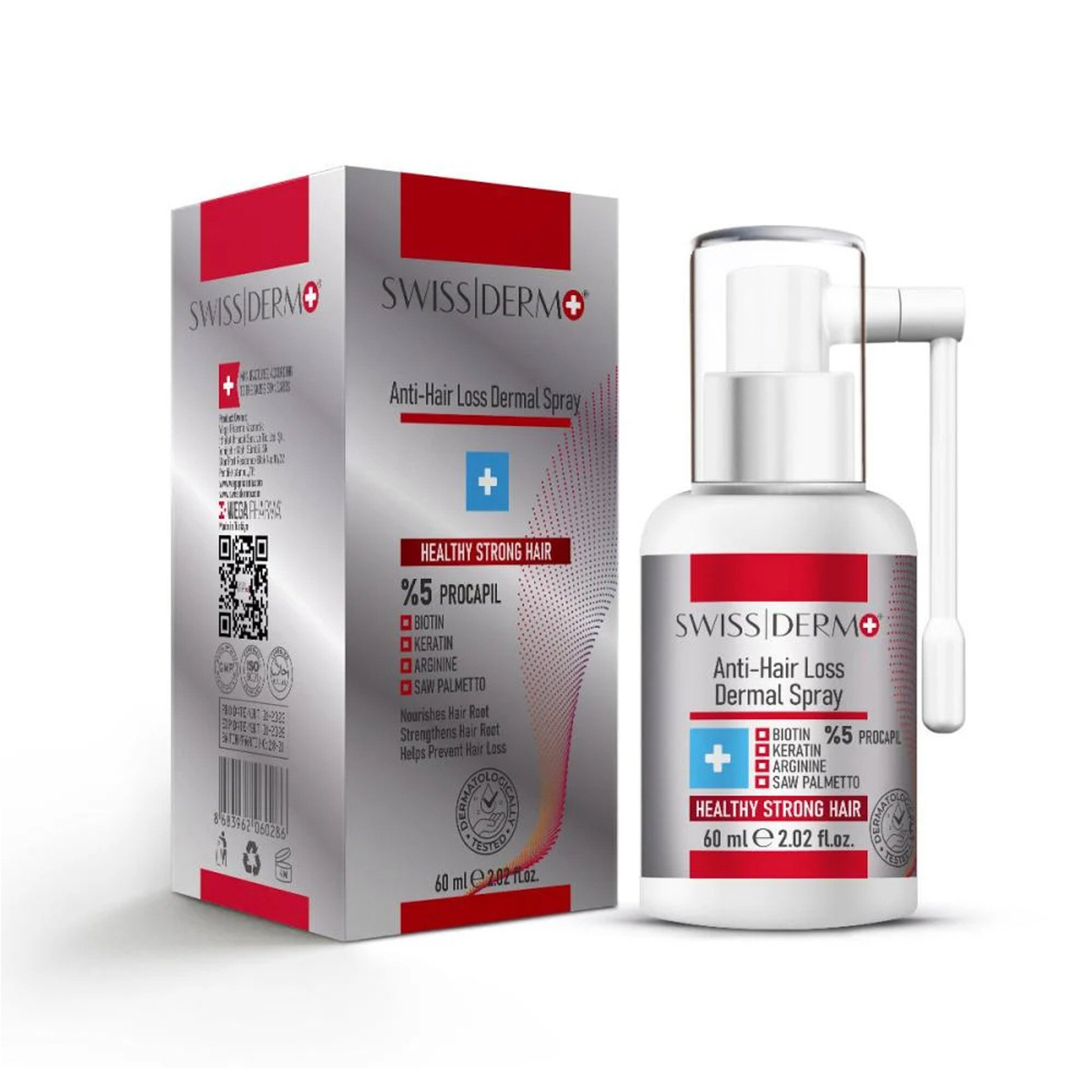 Swiss Dermo Anti Hair Loss Spray 60Ml