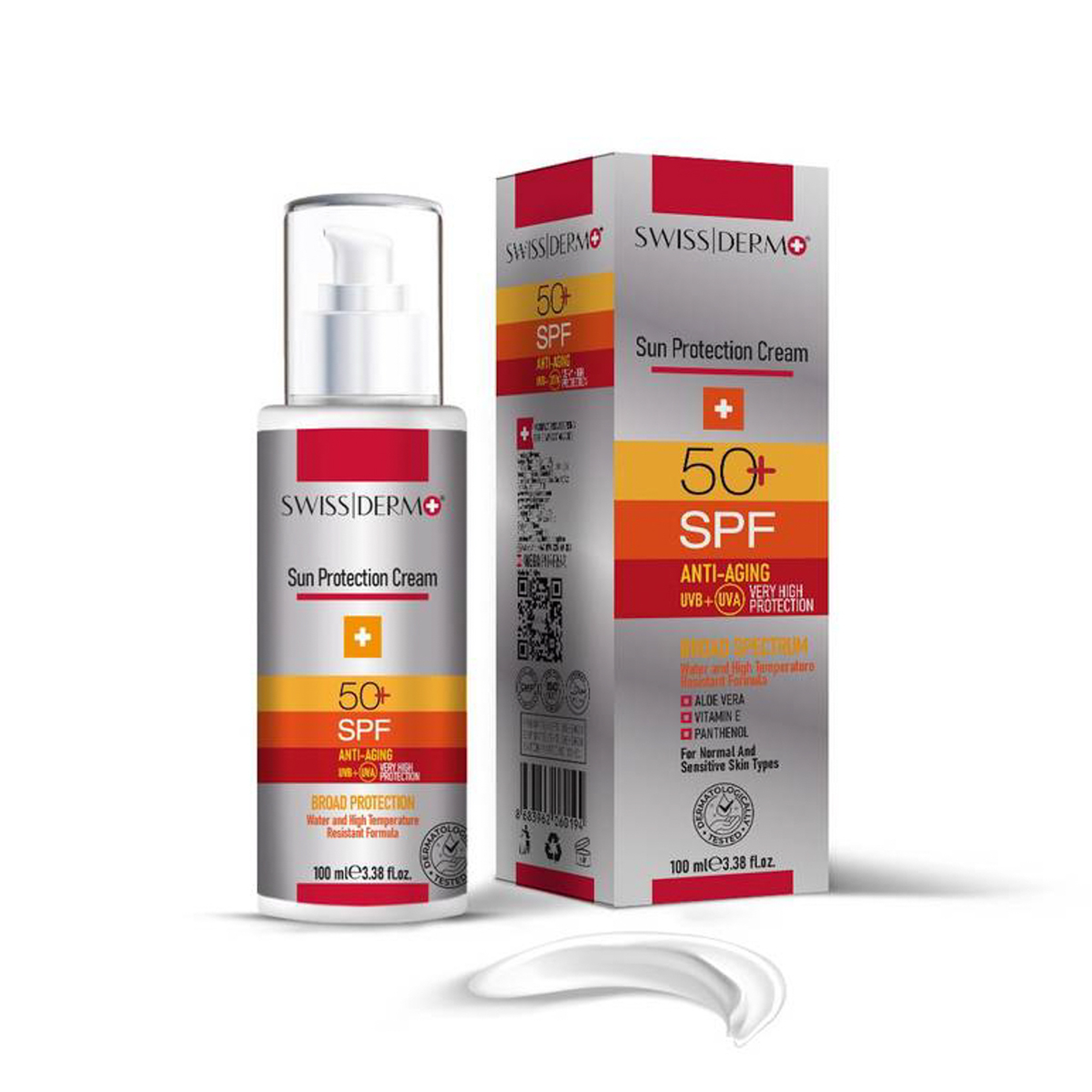 Swiss Dermo spf+50 Sun Protection Cream 100Ml