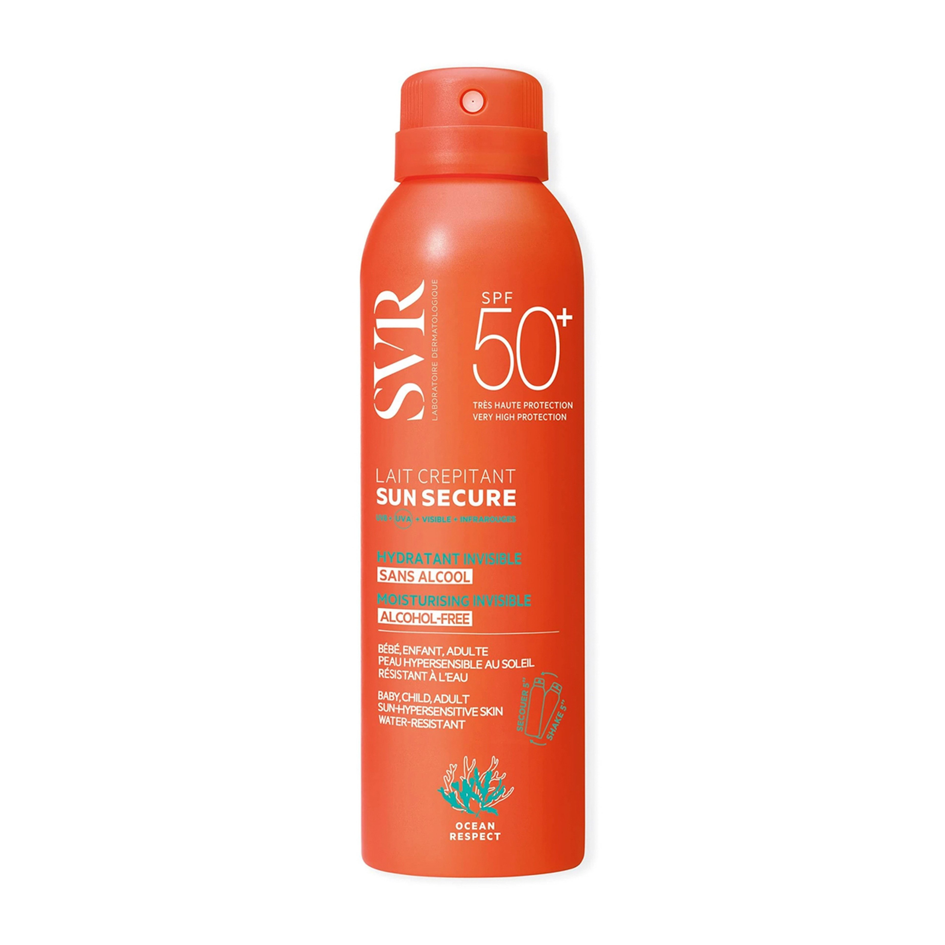 Svr Sun Secure Crepitant Spf50+ spary  200Ml