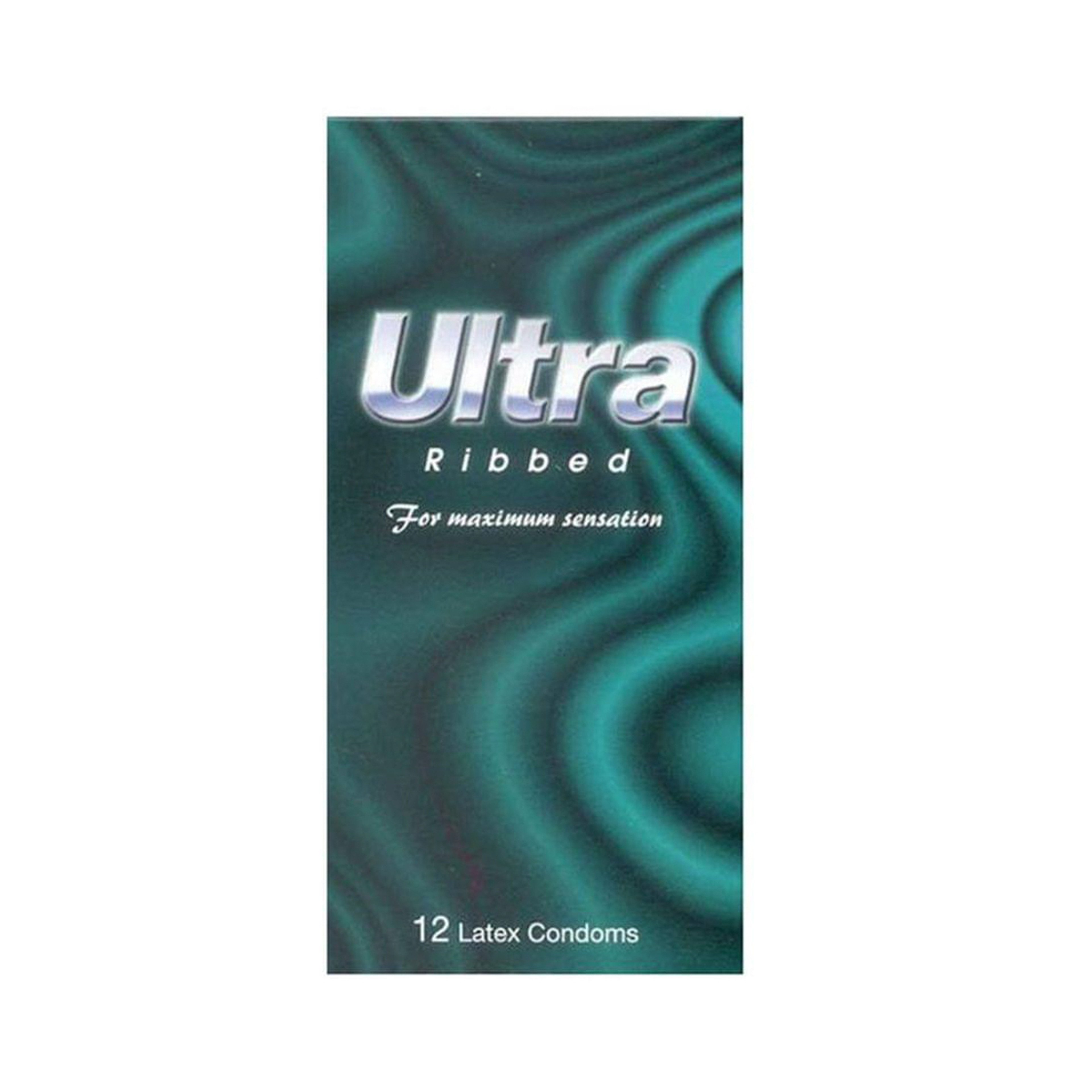 Ultra Condom Ribbed 12 piece