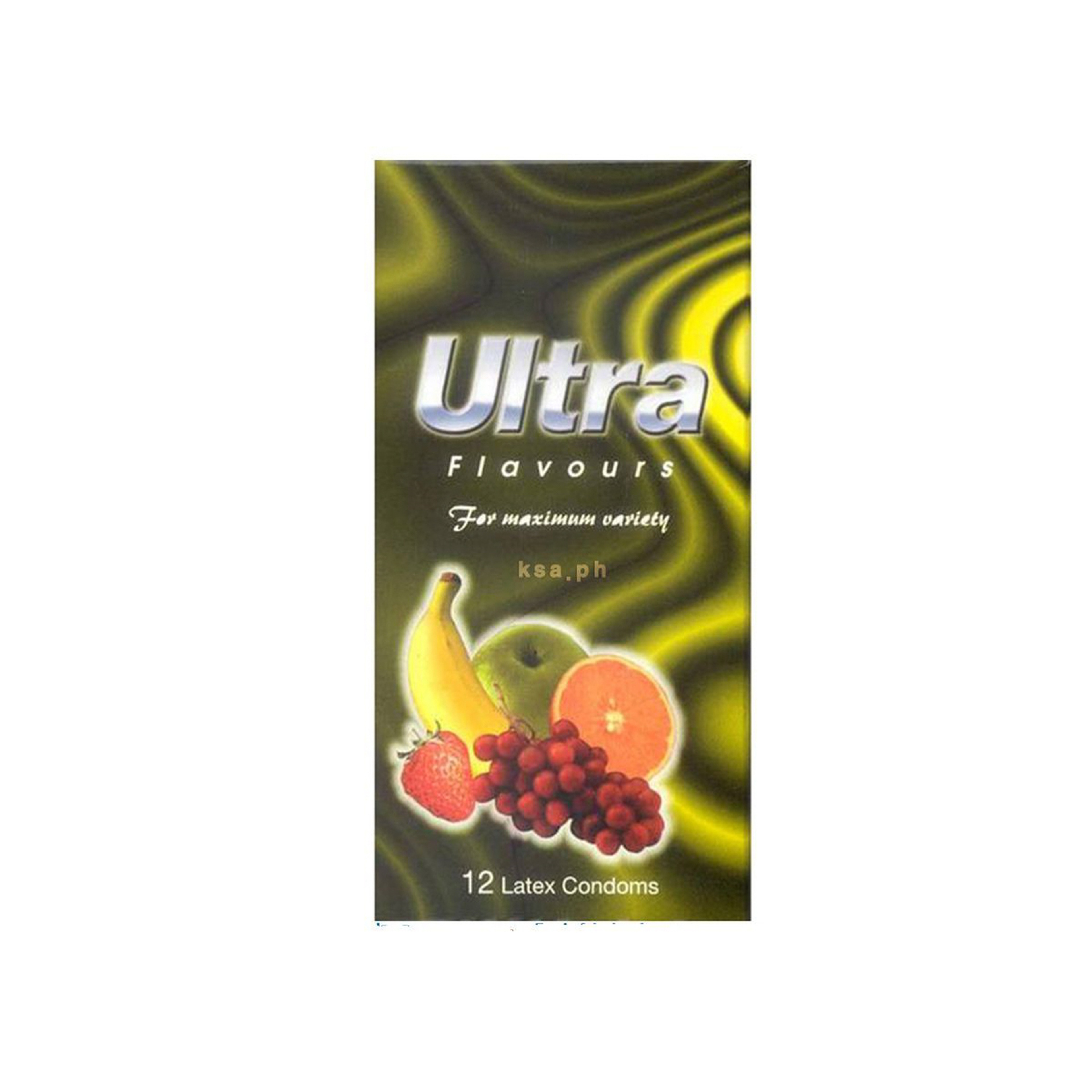 Ultra Condom Flavours 12 piece