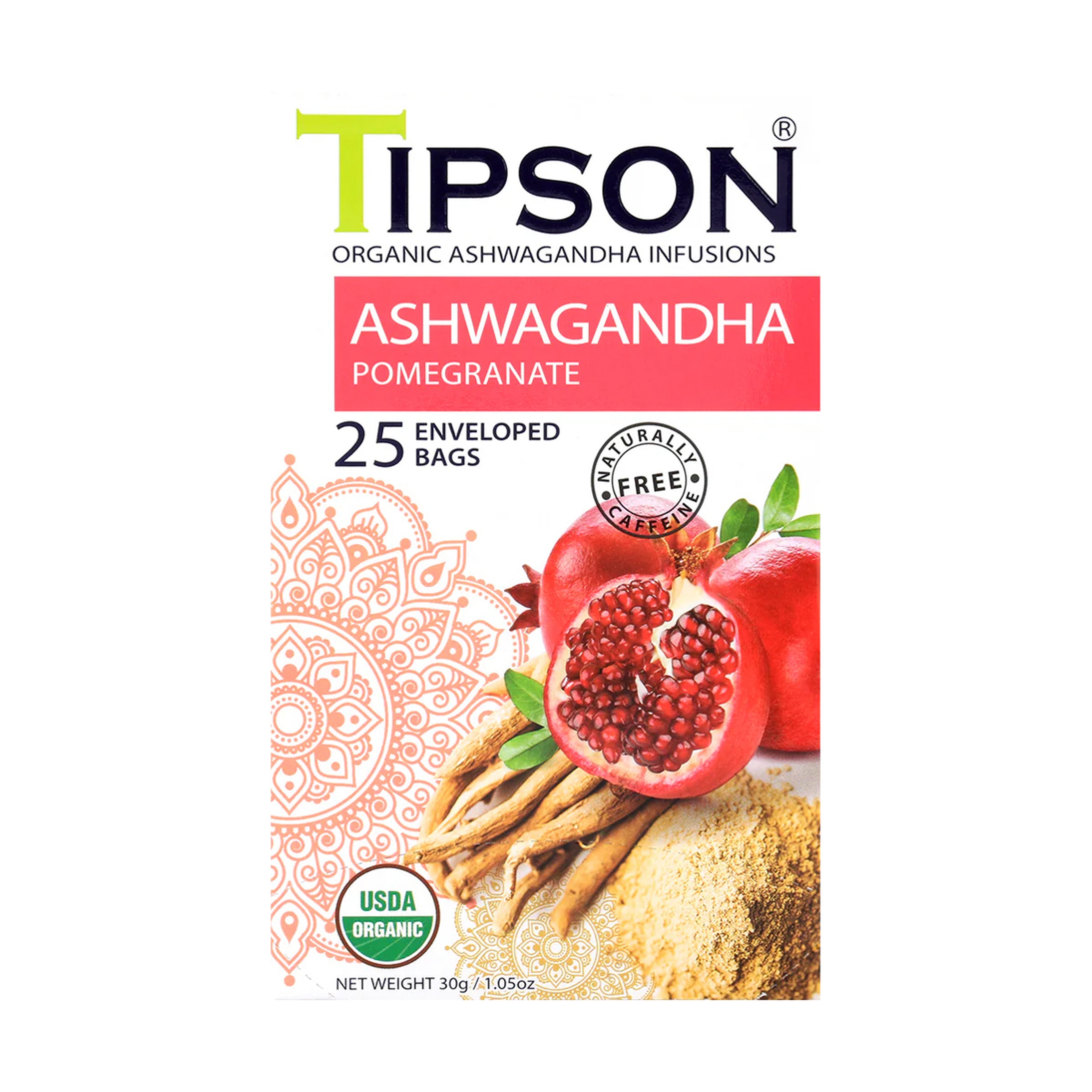 Tipson Tea Ashwagandha & Pomag 25 Tea Bag
