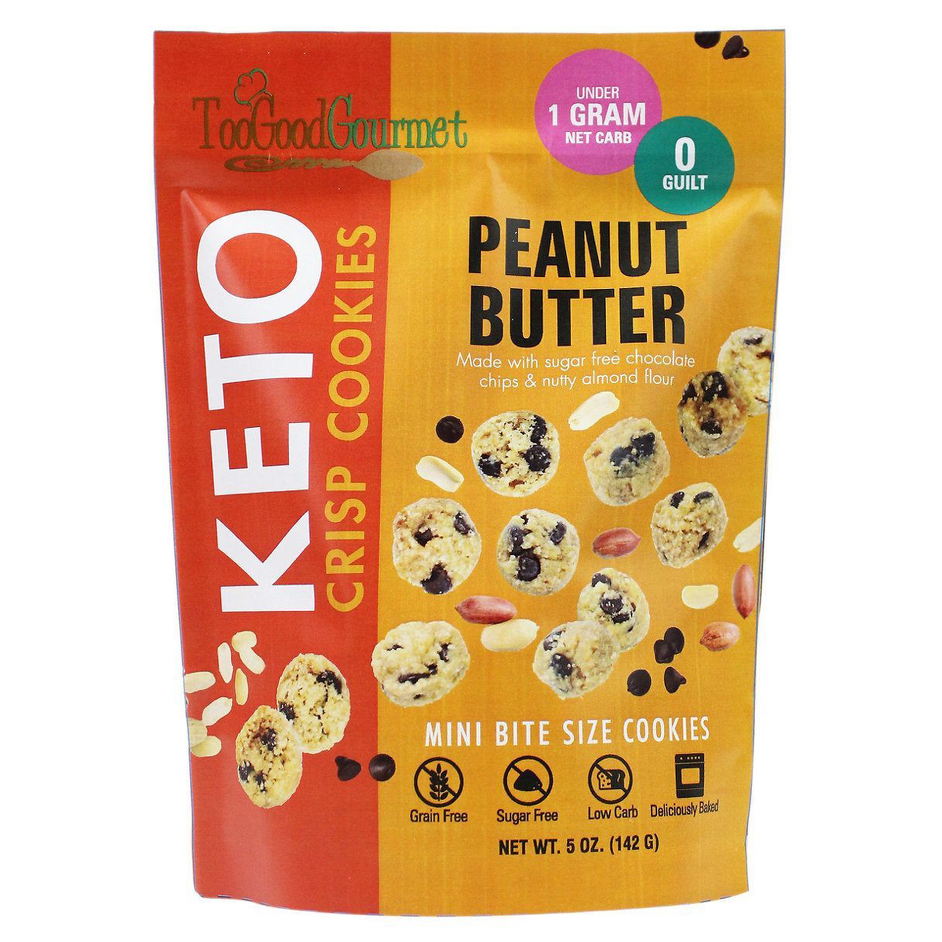Too Good Keto Crisp P Butter Cooki 142Gm