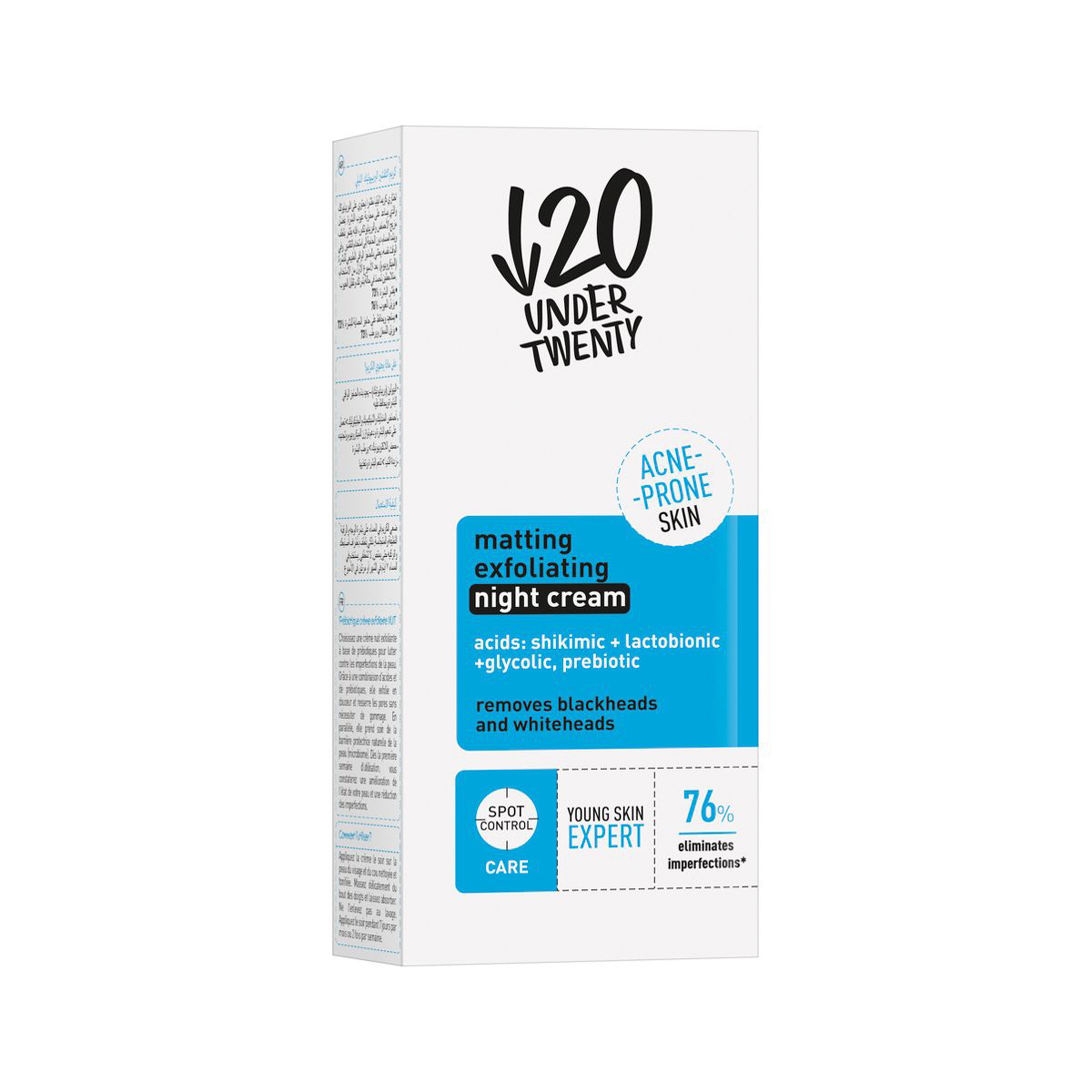 Under Twenty Prebiotic Exfoliating Night Cream 50 ml