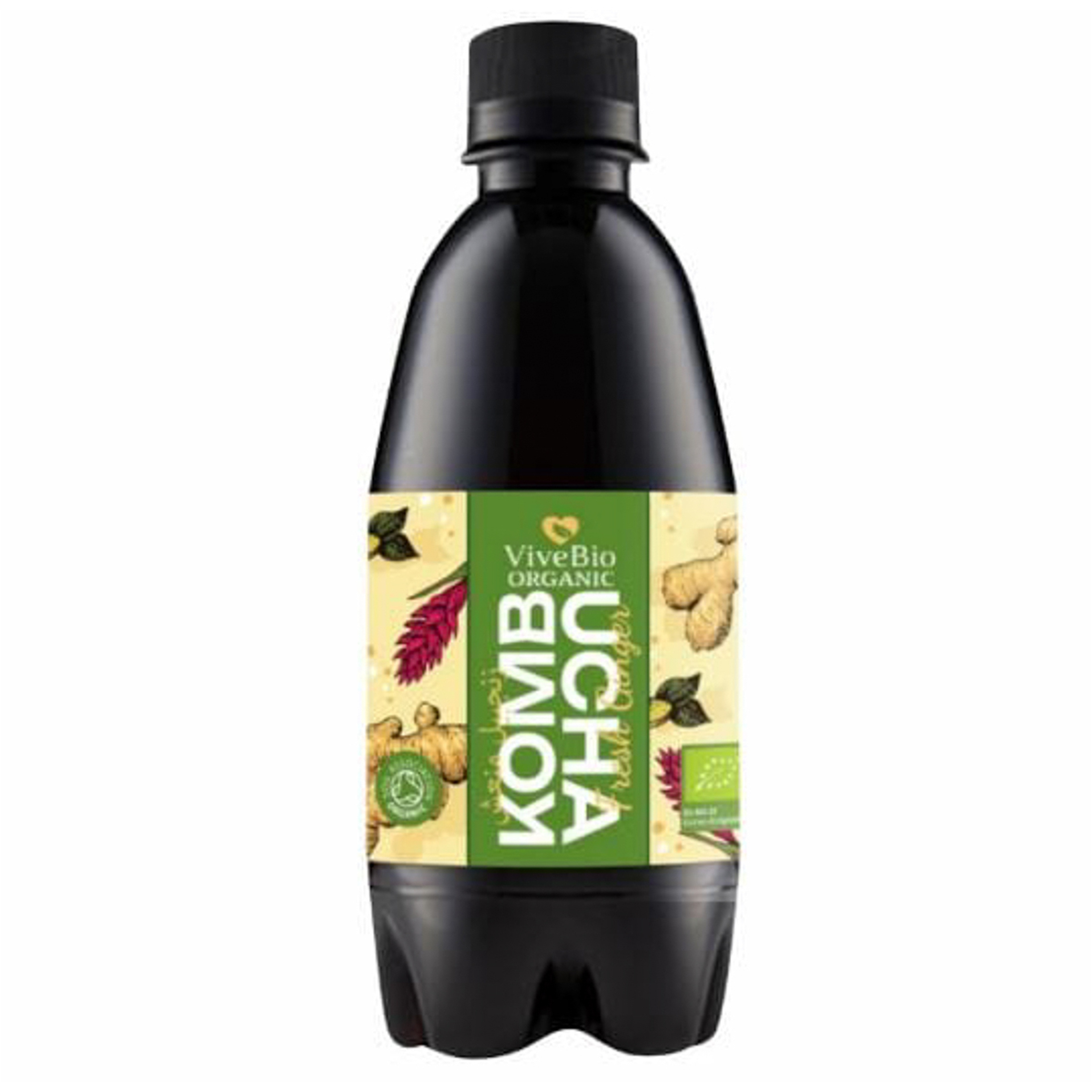 Vivebio Organic Kombucha Ginger 330Ml