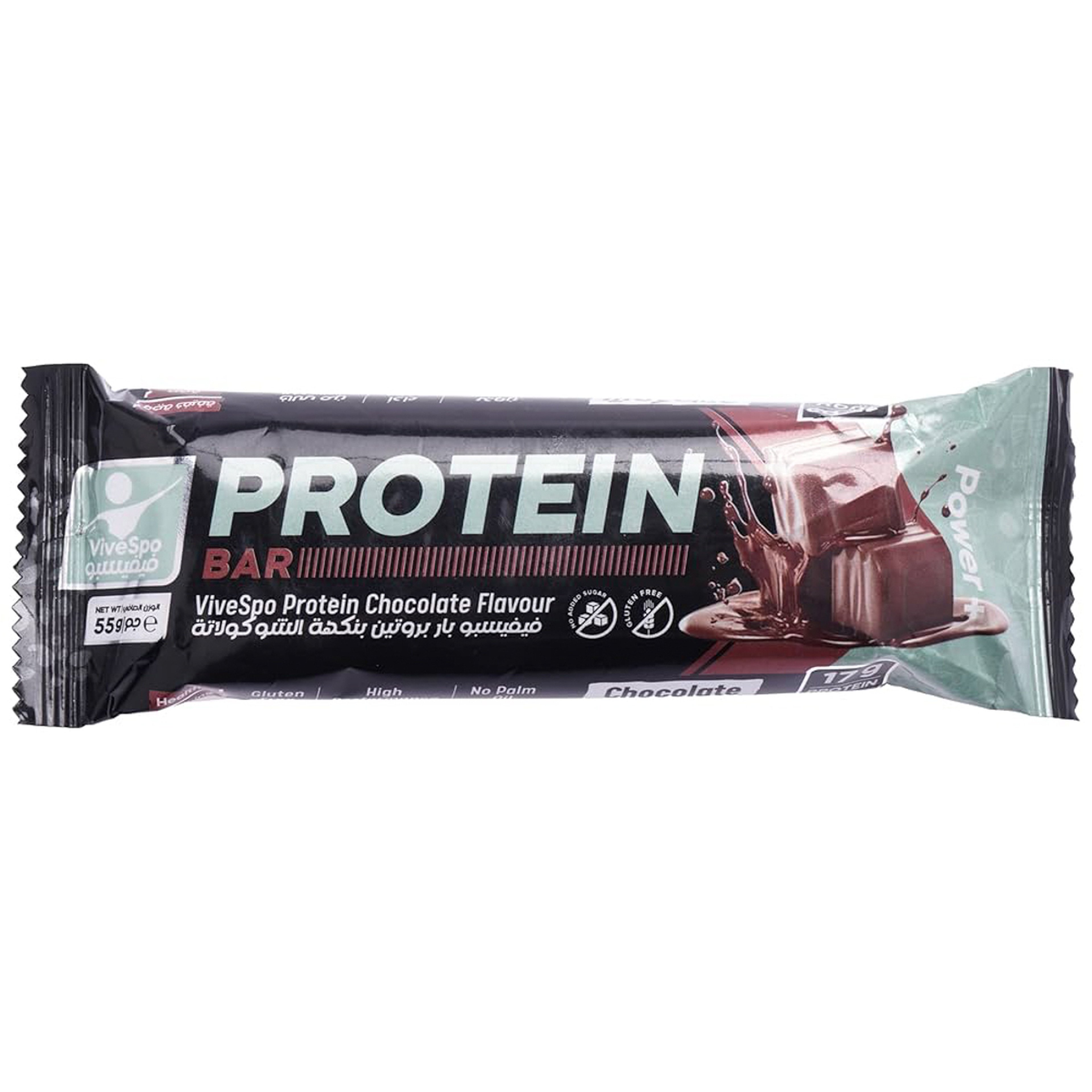 Vivespo Power 17G Protein Chocolate Protein Bar55Gm