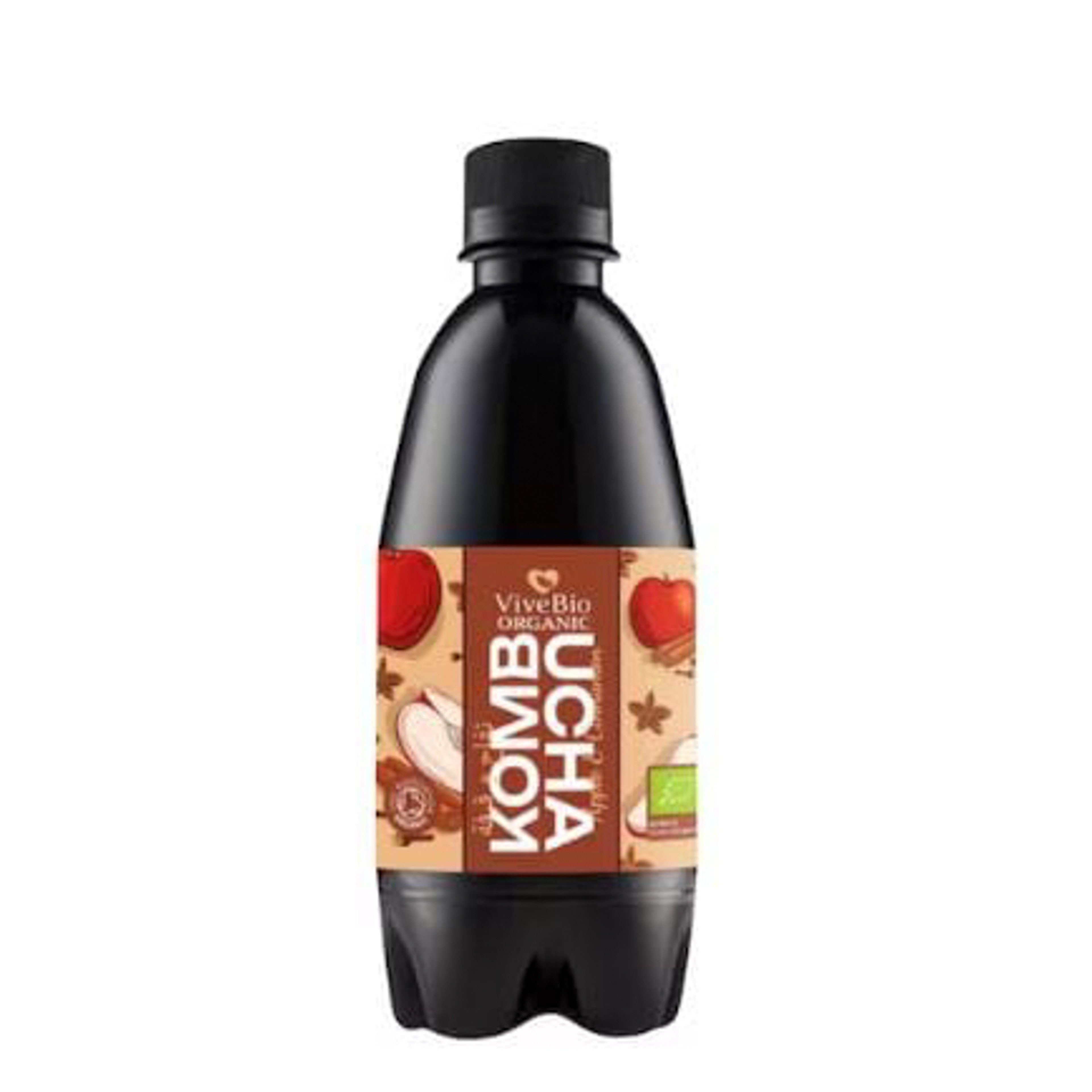 Vivebio ORGANIC Kombucha Apple & Cinn 330Ml