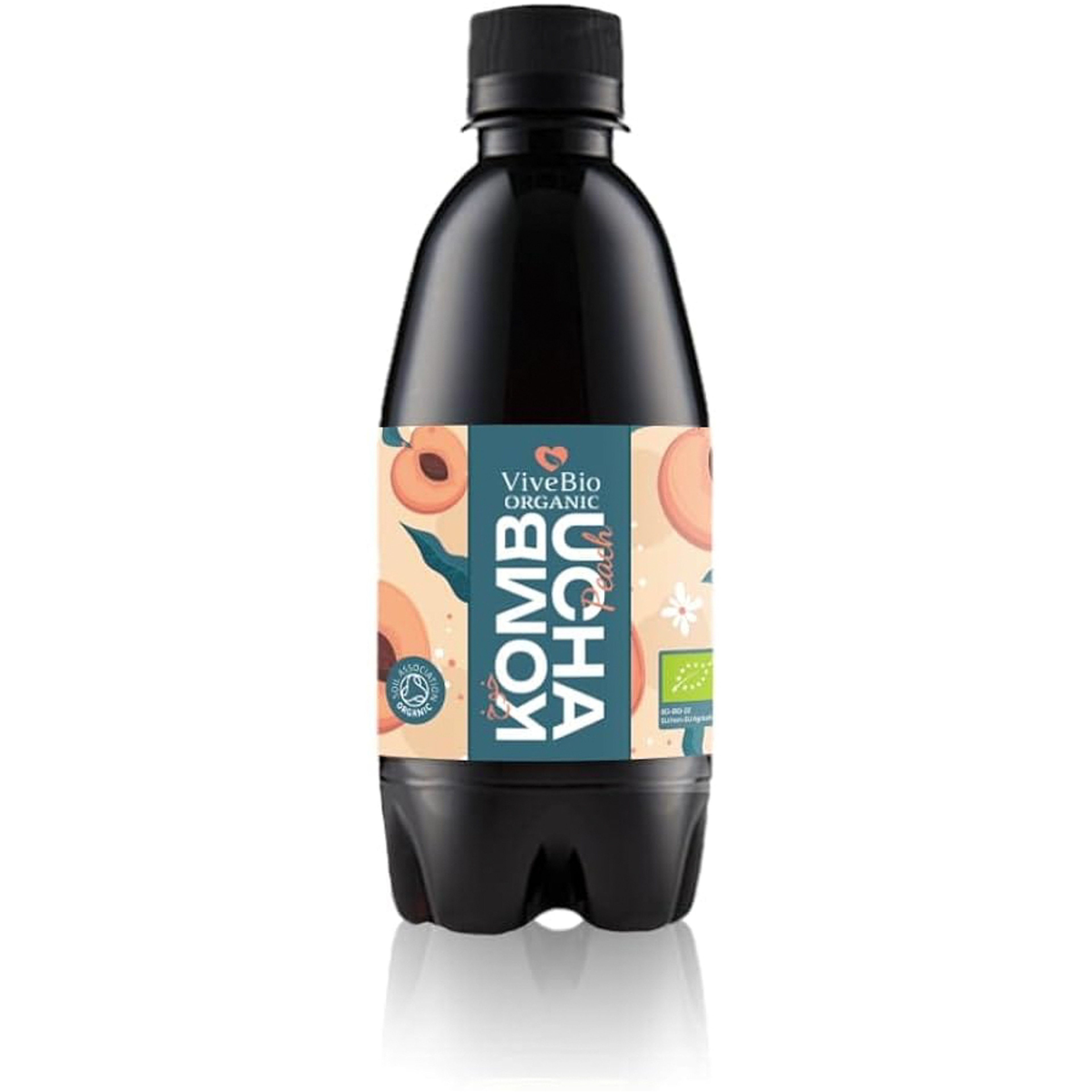 كمبوتشا بالخوخ (بكتيريا نافعة) عضوي330مل