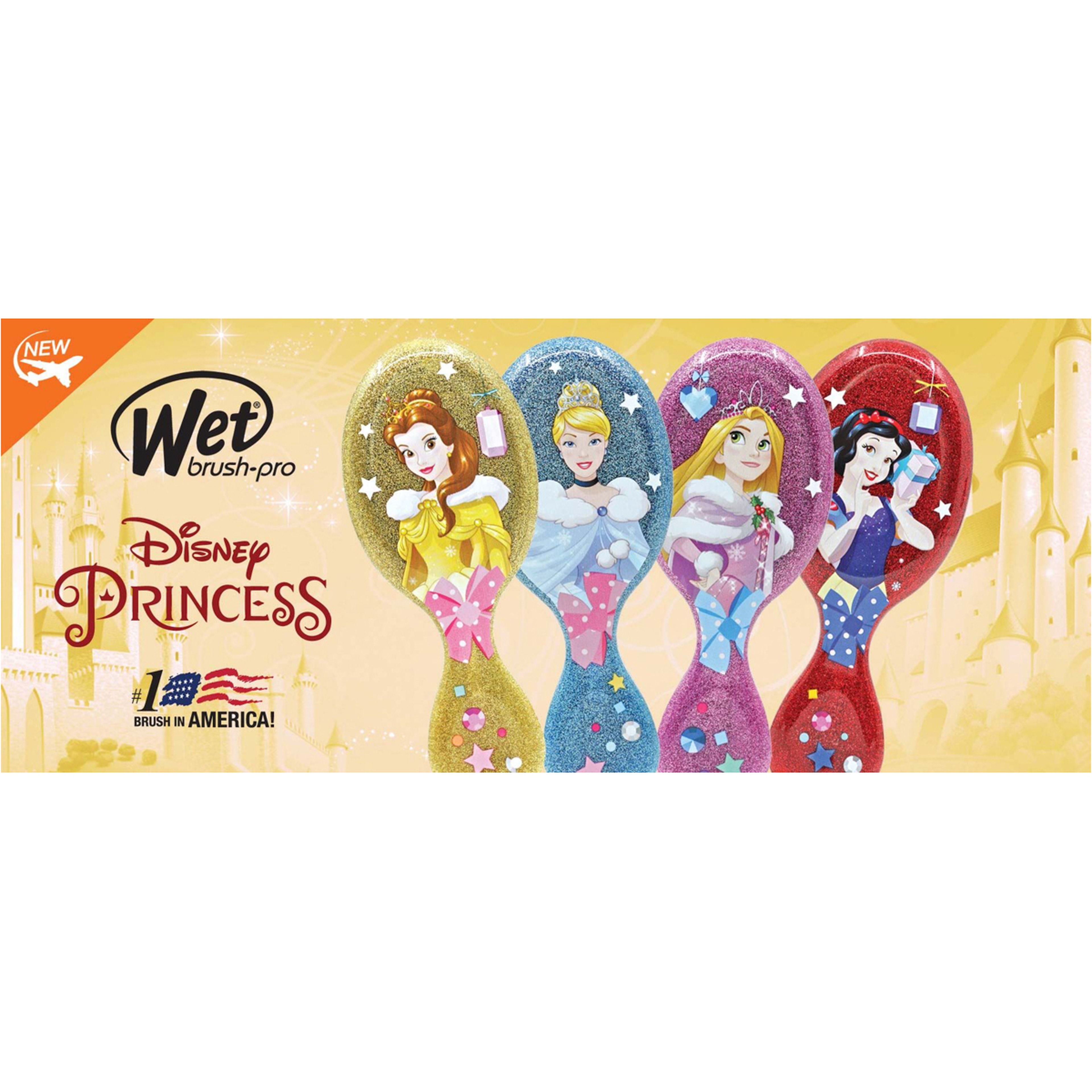 WET BRUSH Mini Detangler Glitter Rapunzel-Lilac