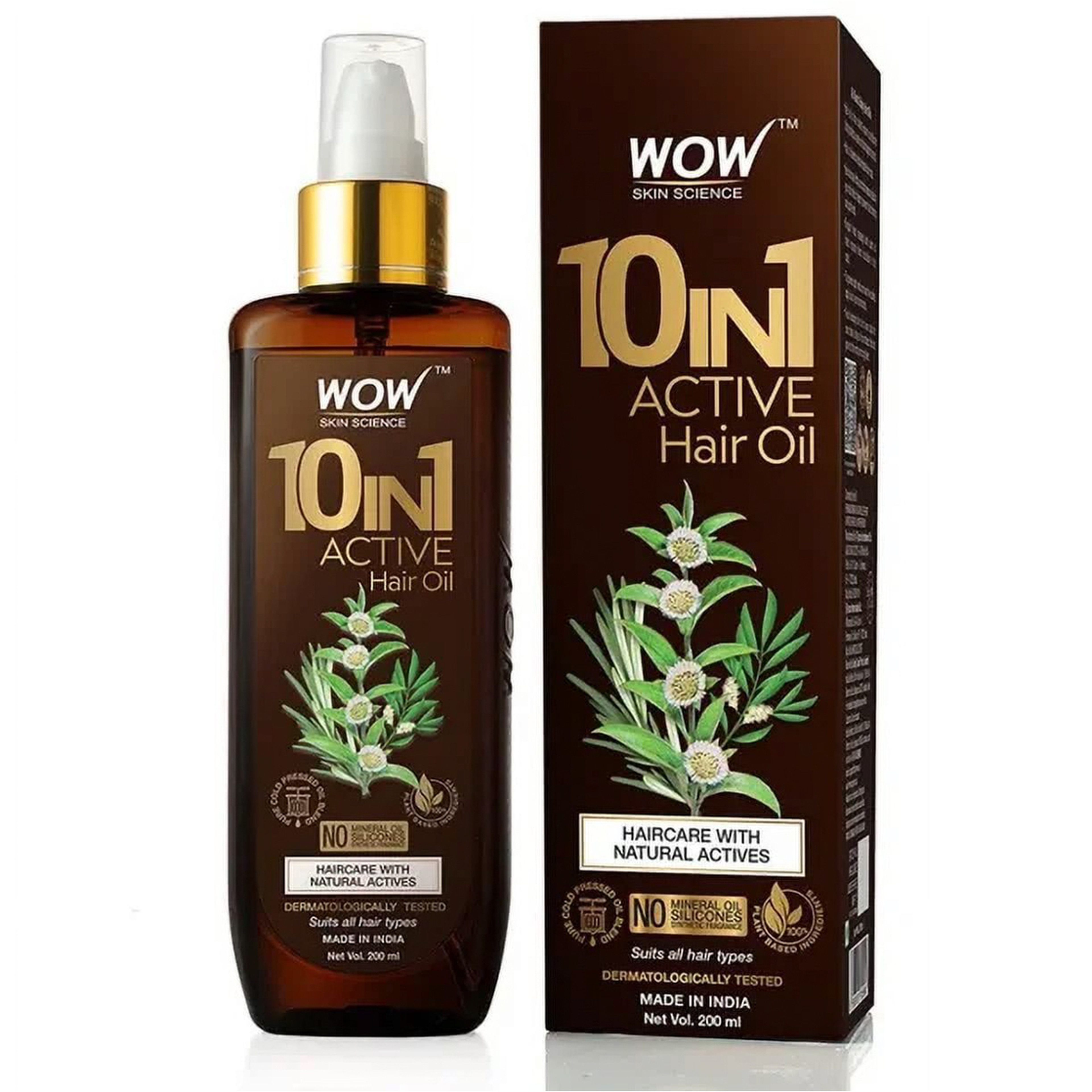 Wow Skin Science Active Hair Oil 200 Ml