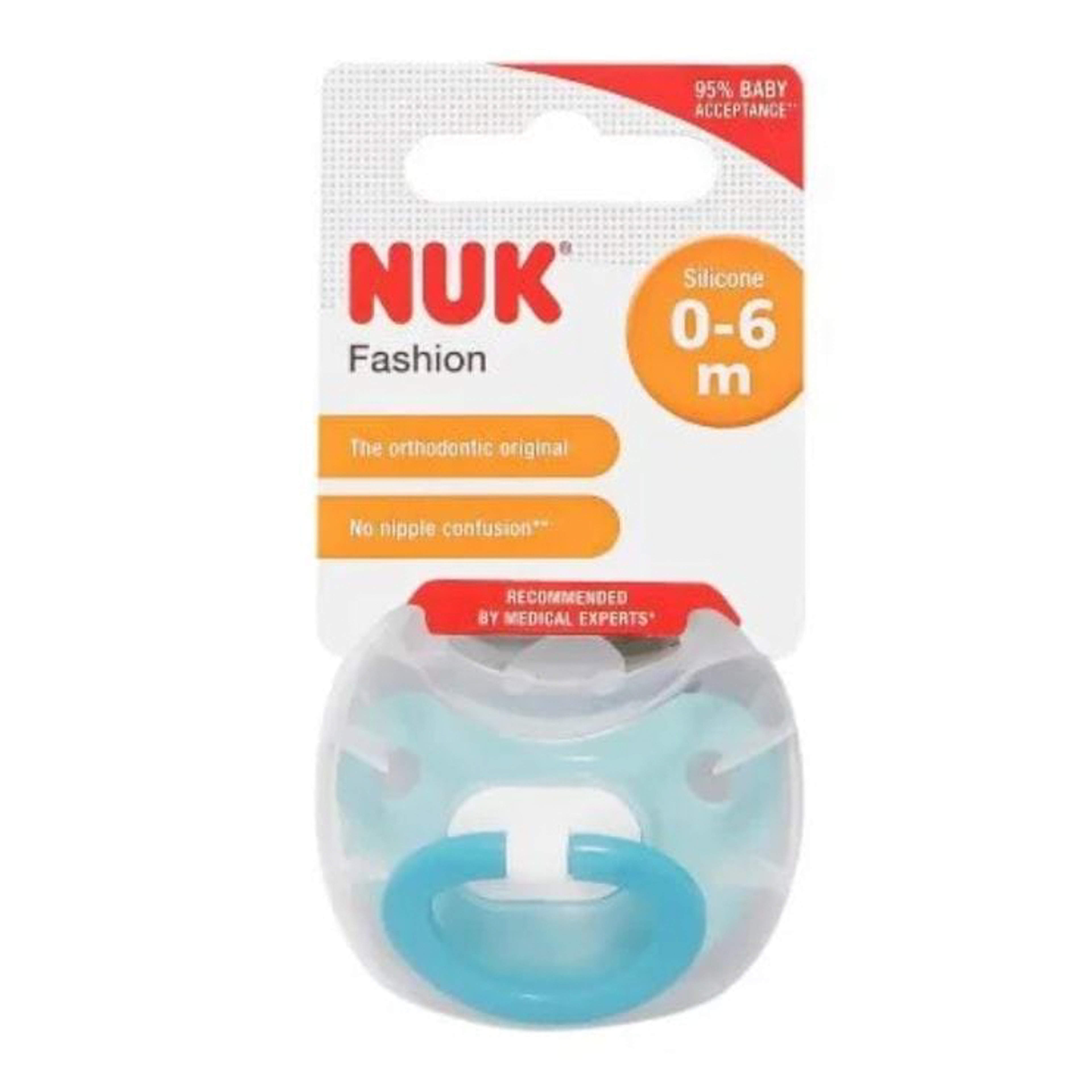 Nuk Silicone Pacifier For Babies From 6-12 Months - Fashion
