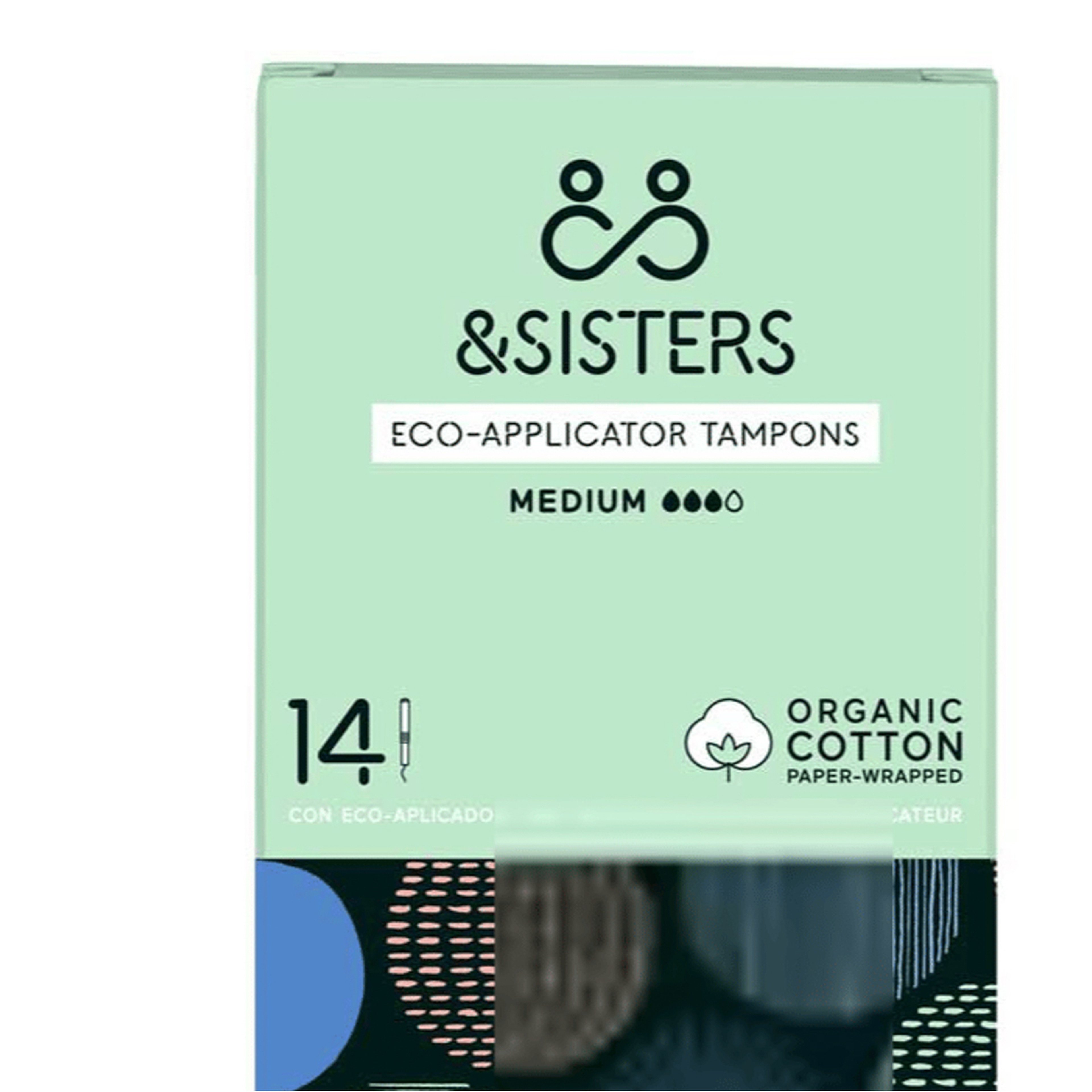 اند سيسترز سدادات قطنية متوسطة 14 عبوة