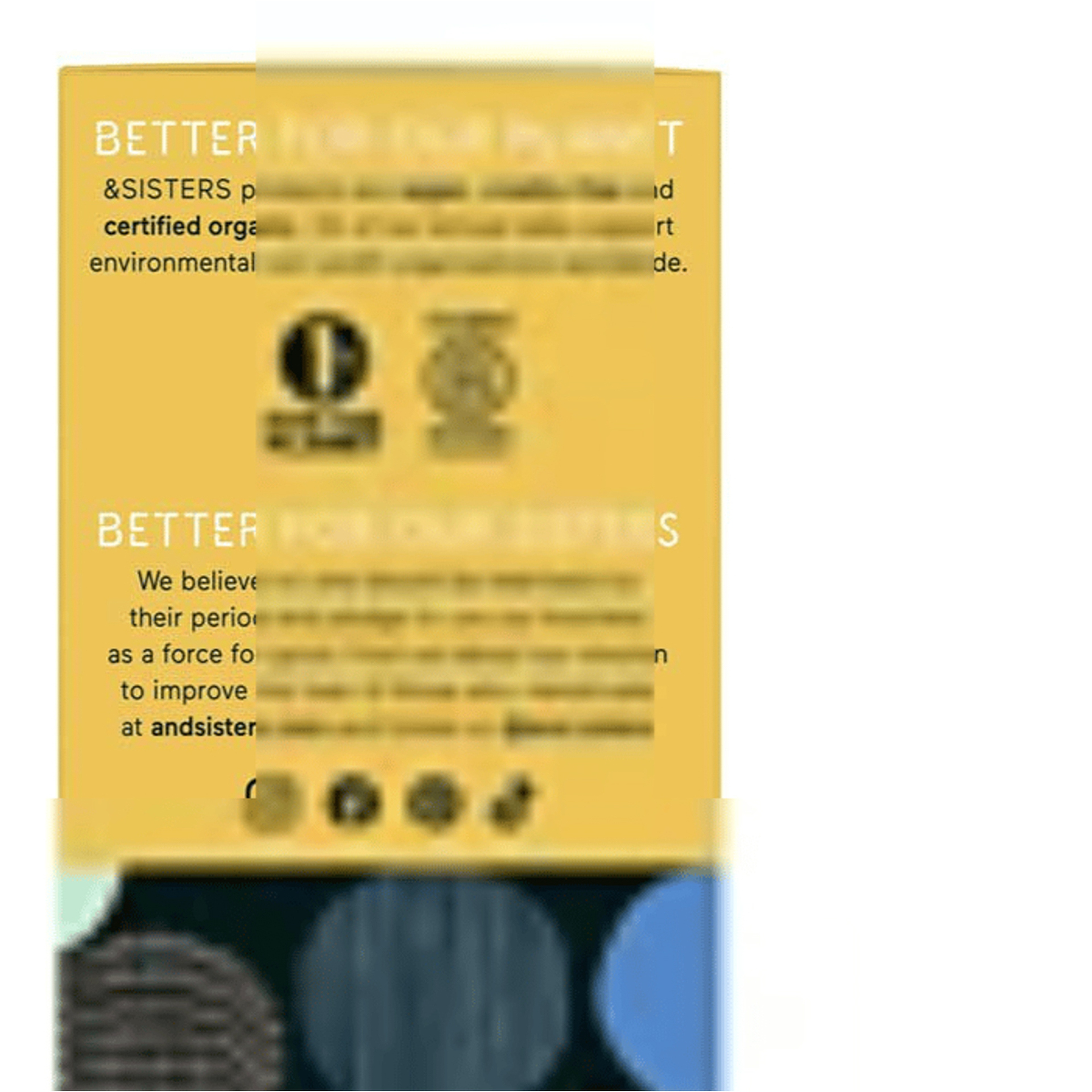 &Sisters Eco-Applicator Tampons, Light 16 Pack