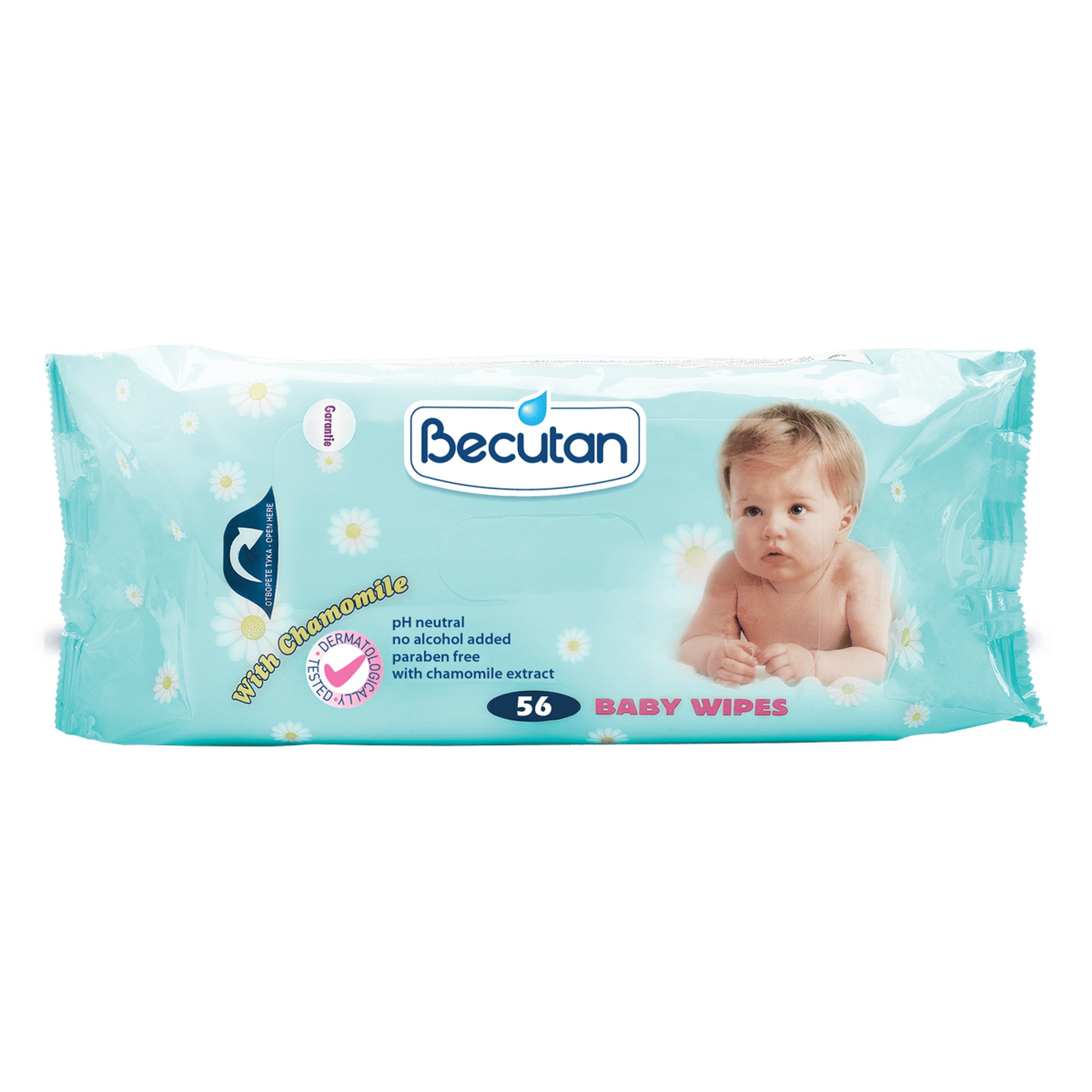 Becutan Baby Wipes With Chamomile