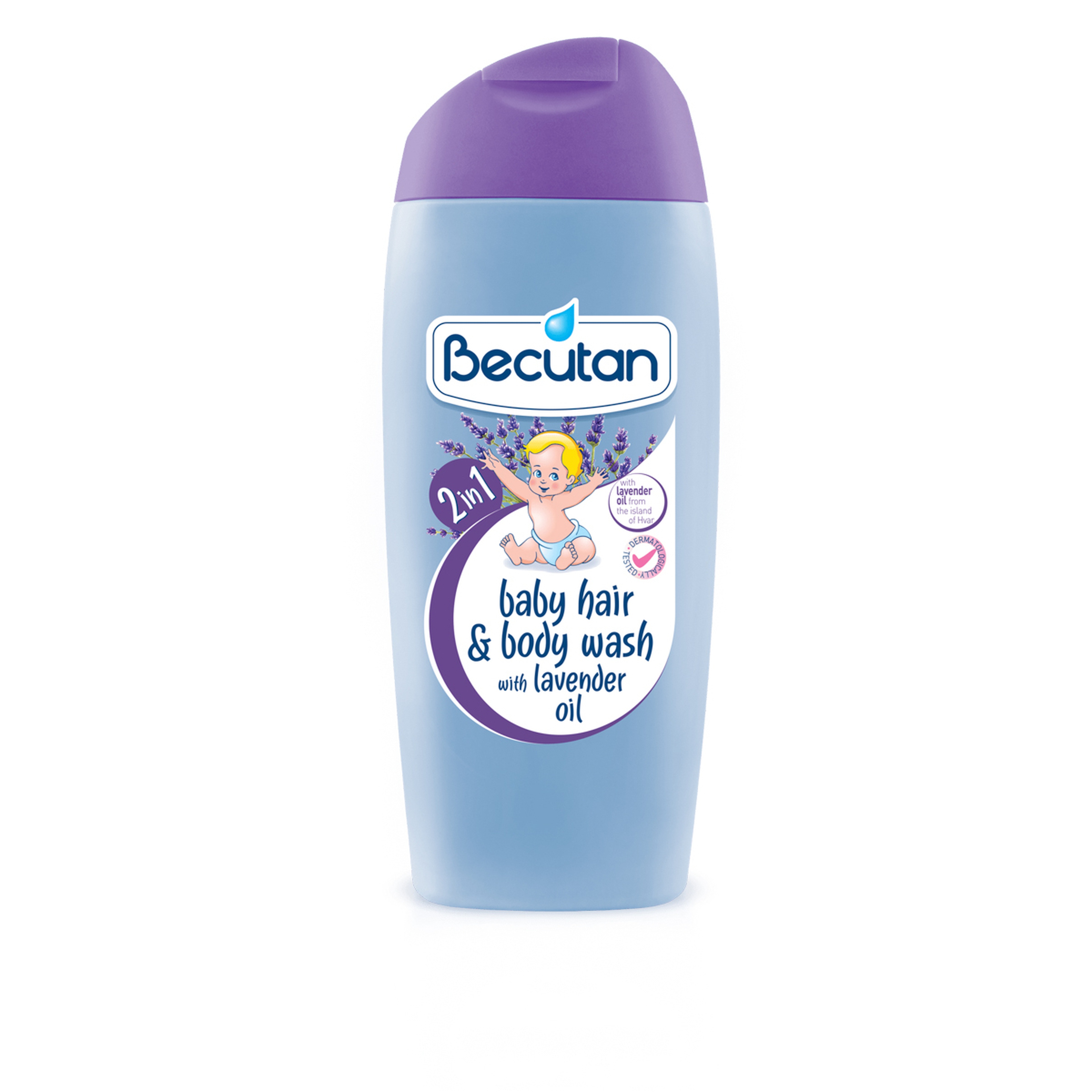 Becutan Baby Hair And Body Wash With Lavender Oil 200Ml