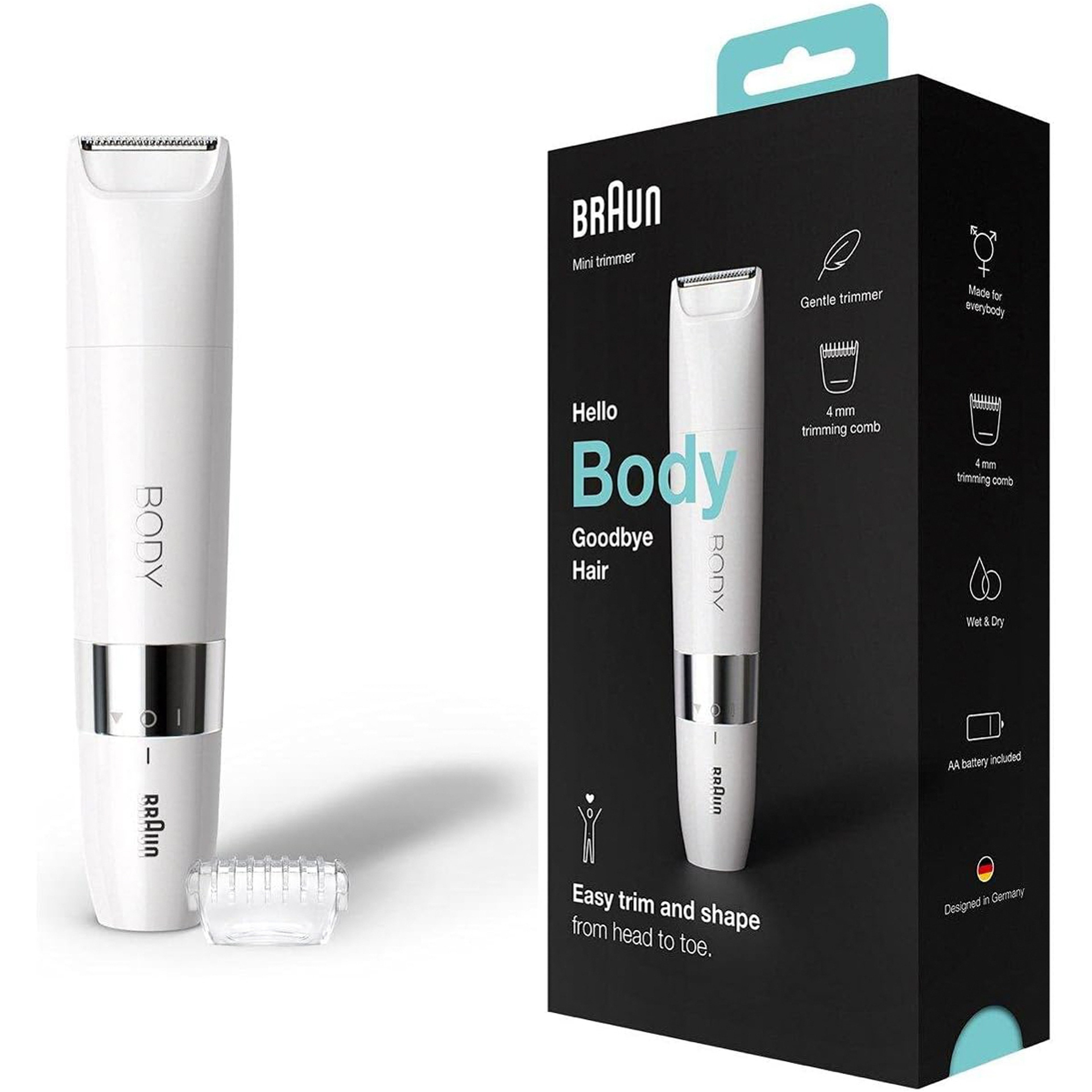Braun, Shaver, Gentle On The Skin, For Whole Body - 1 Device