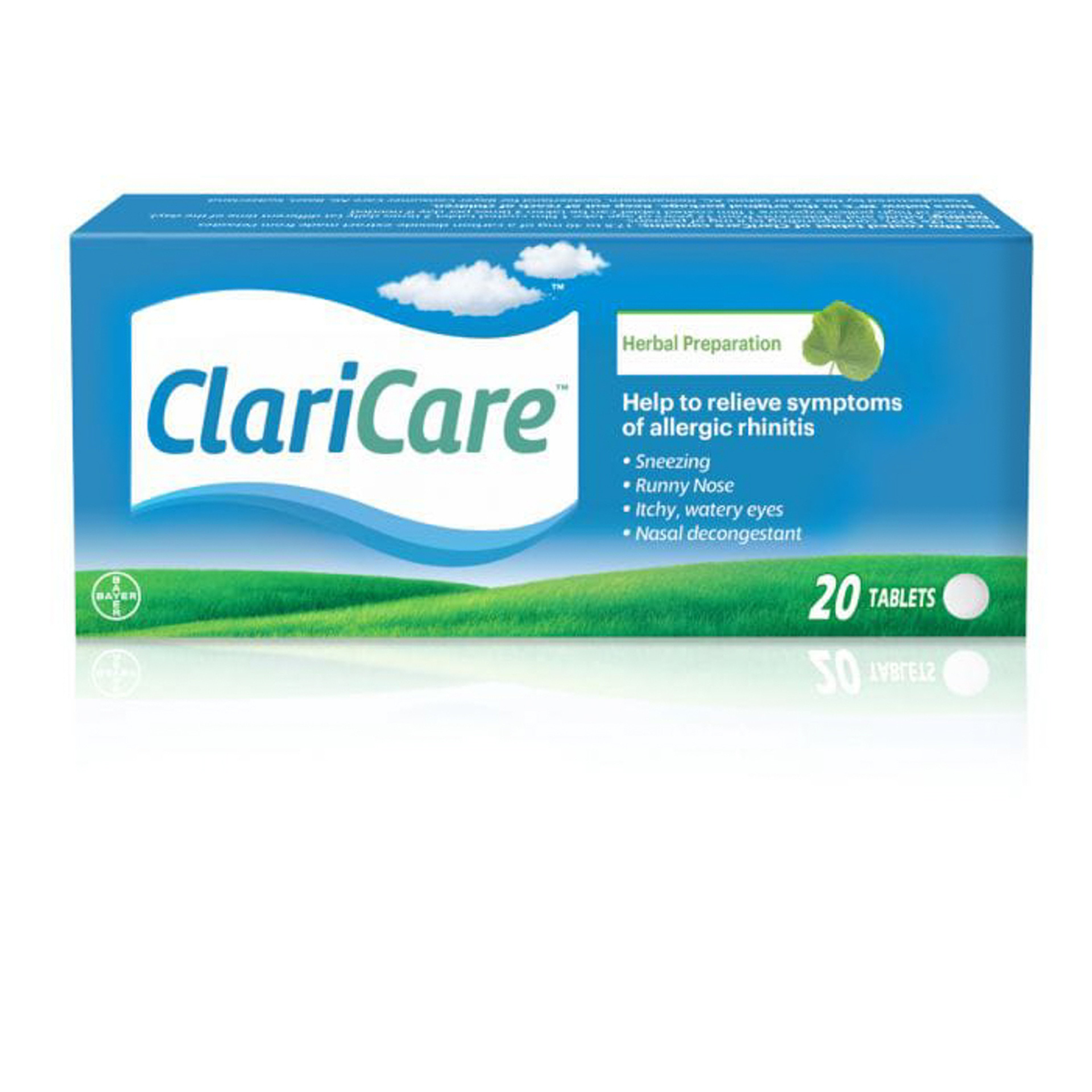 Claricare, Herbal Tablets, For Allergic Rhinitis - 20 Tablets
