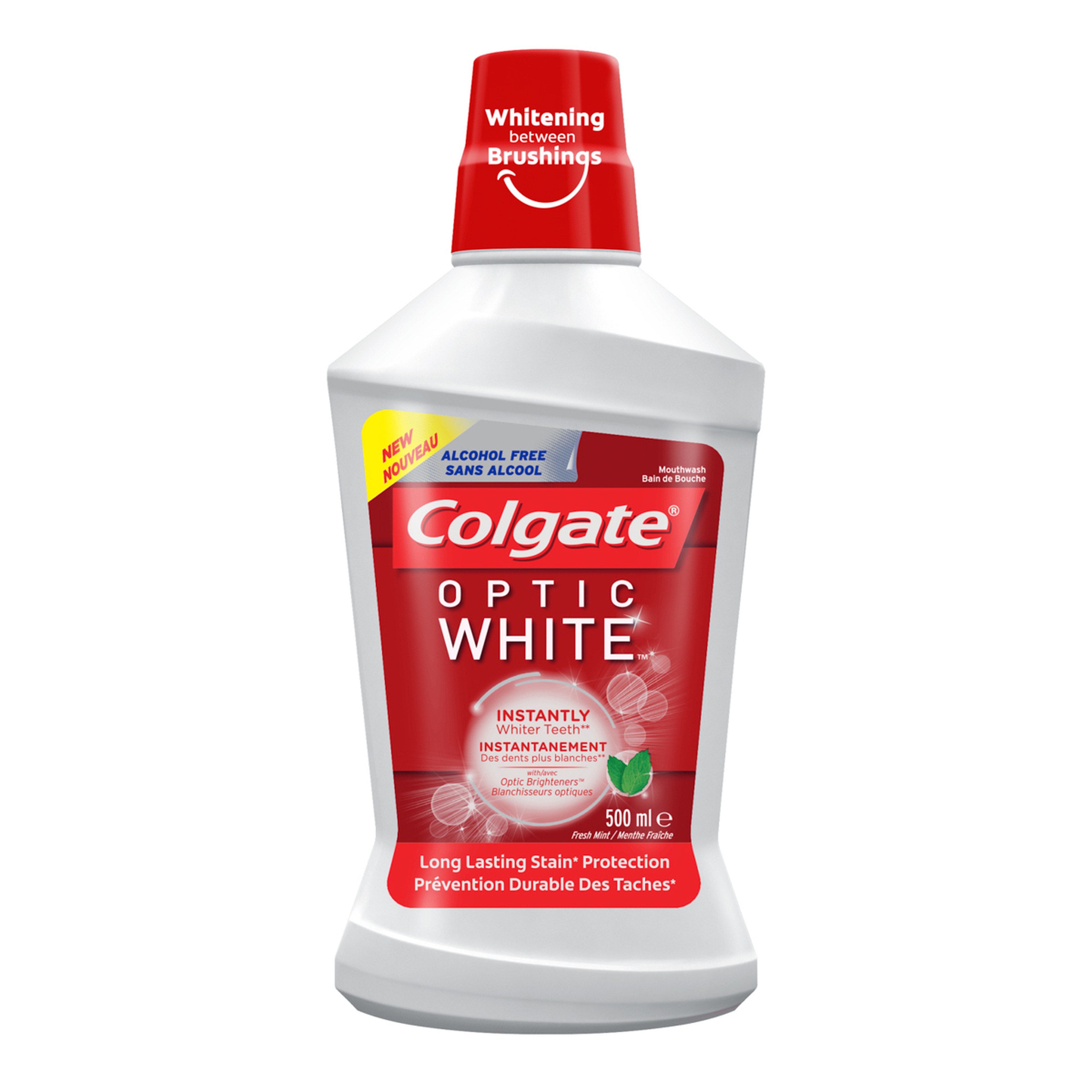 Colgate, Mouthwash, Optic White - 500 Ml