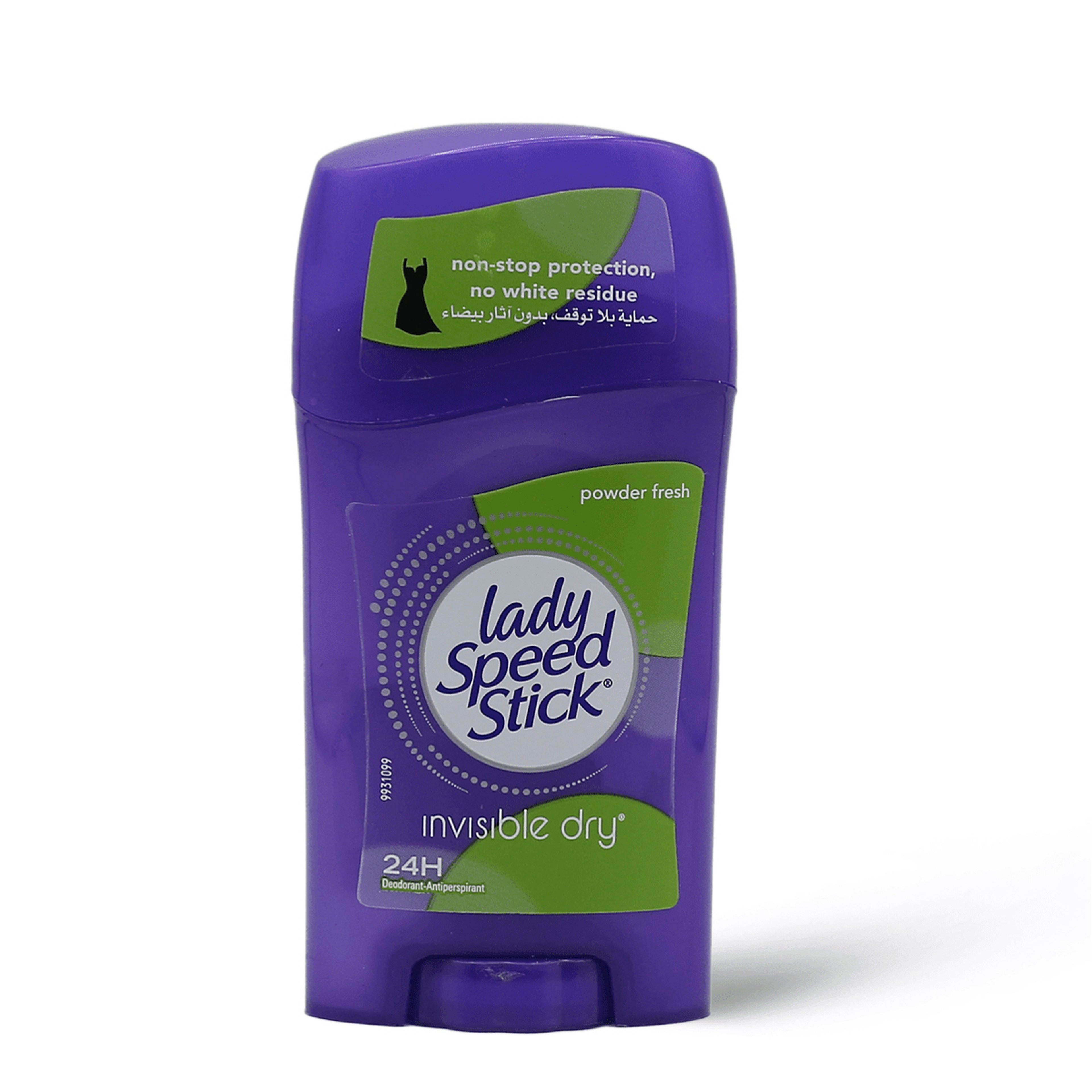 Lady Speed Stick Invisible Dry Powder Fresh Deodorant, 65G