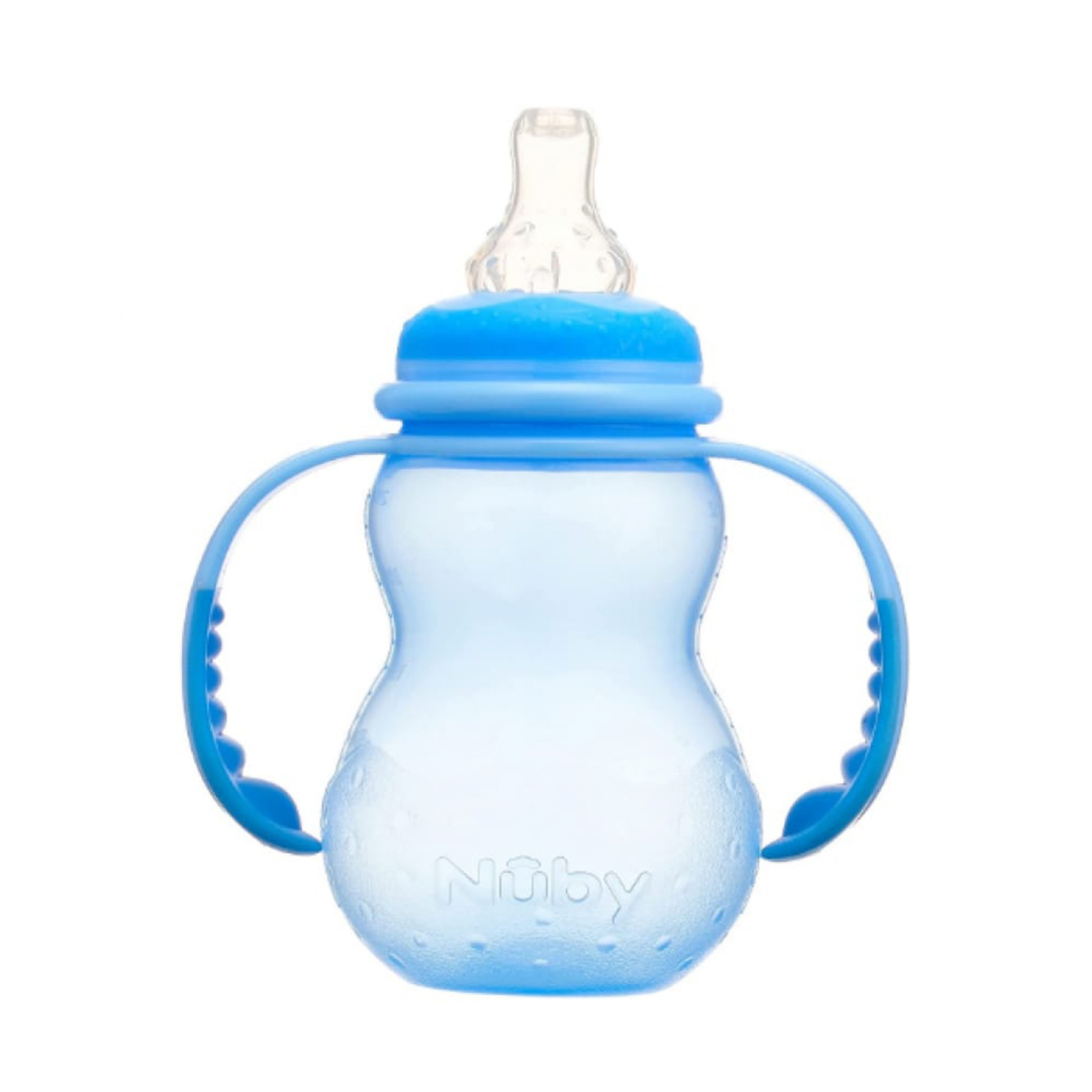 Nuby Baby Feeding Bottle With Handle - 210Ml