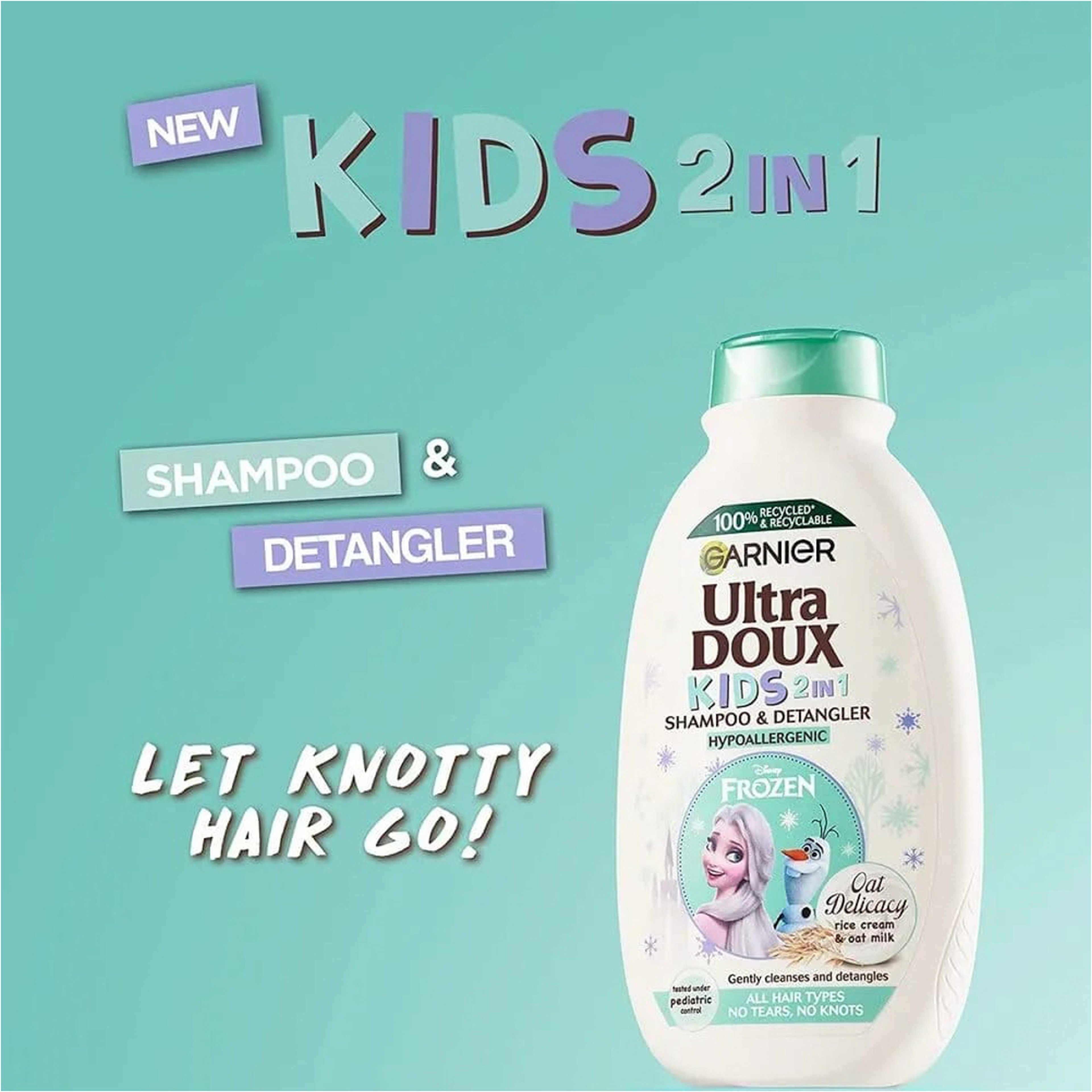 Ultra Doux Kids 2N1 Oats Dlc Det Shampoo