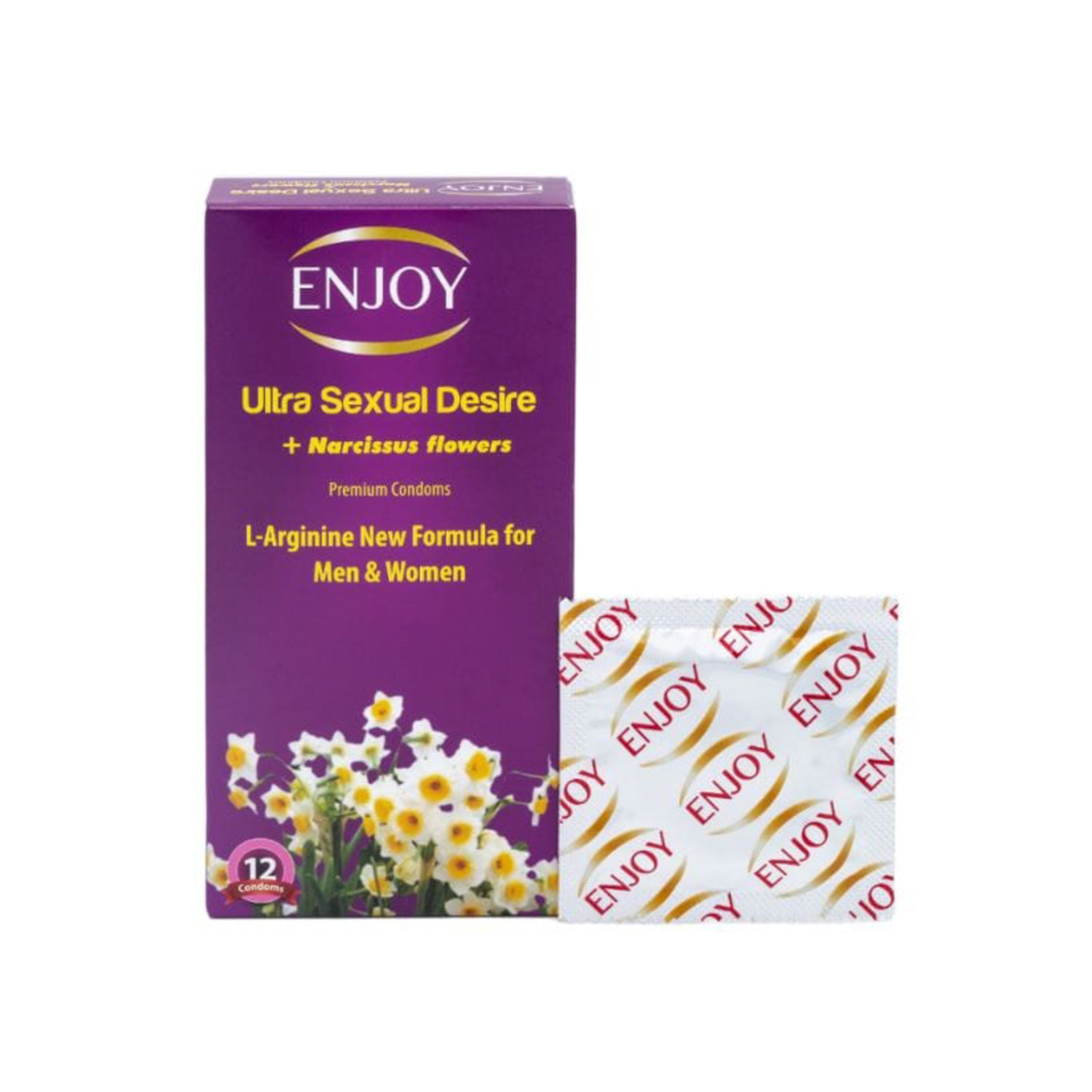 Enjoy Usd+Narcissus Flowers Condoms 12Pc