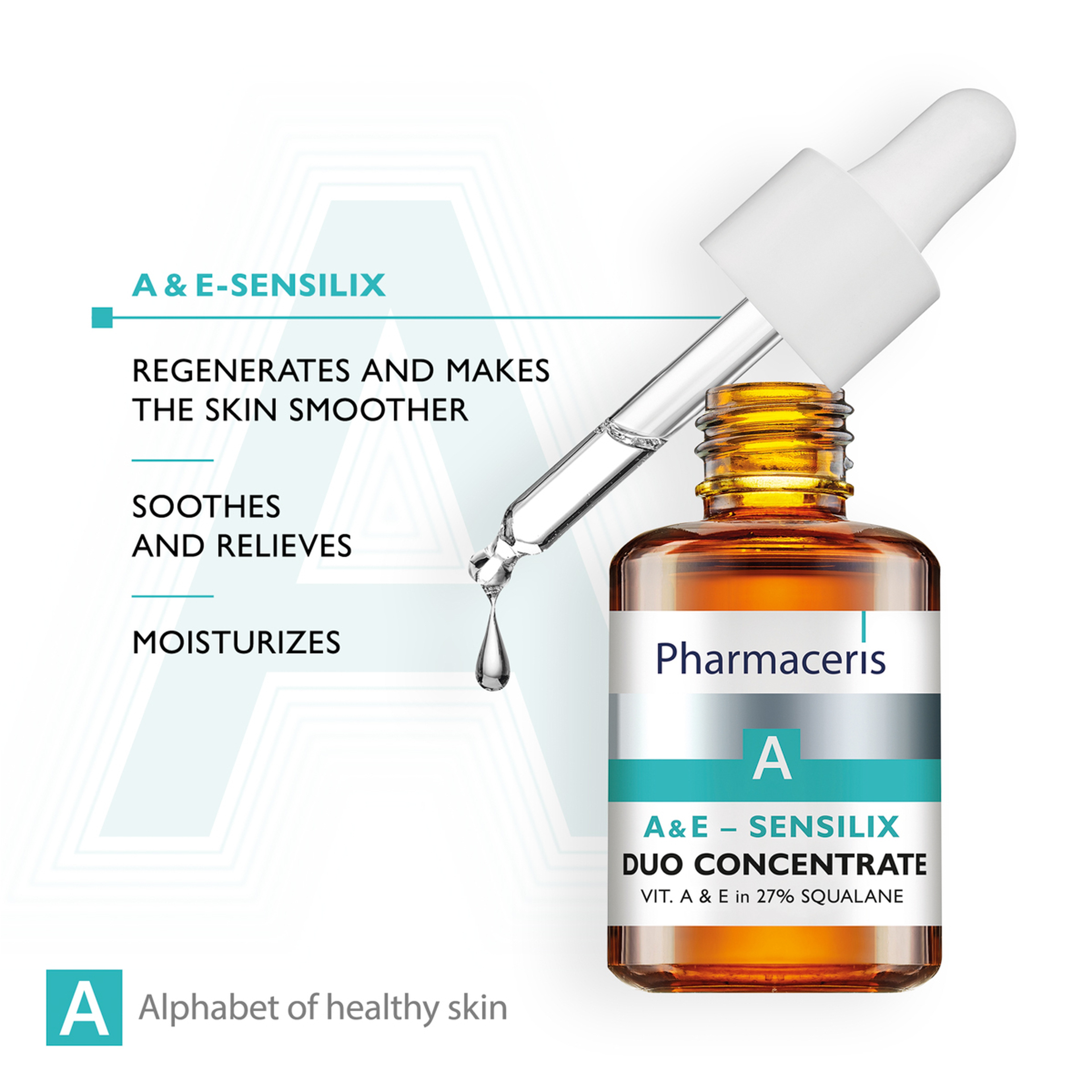 فارماسيرز سيرم بيفتامين أ و هـ سنسيليكس 30 مل