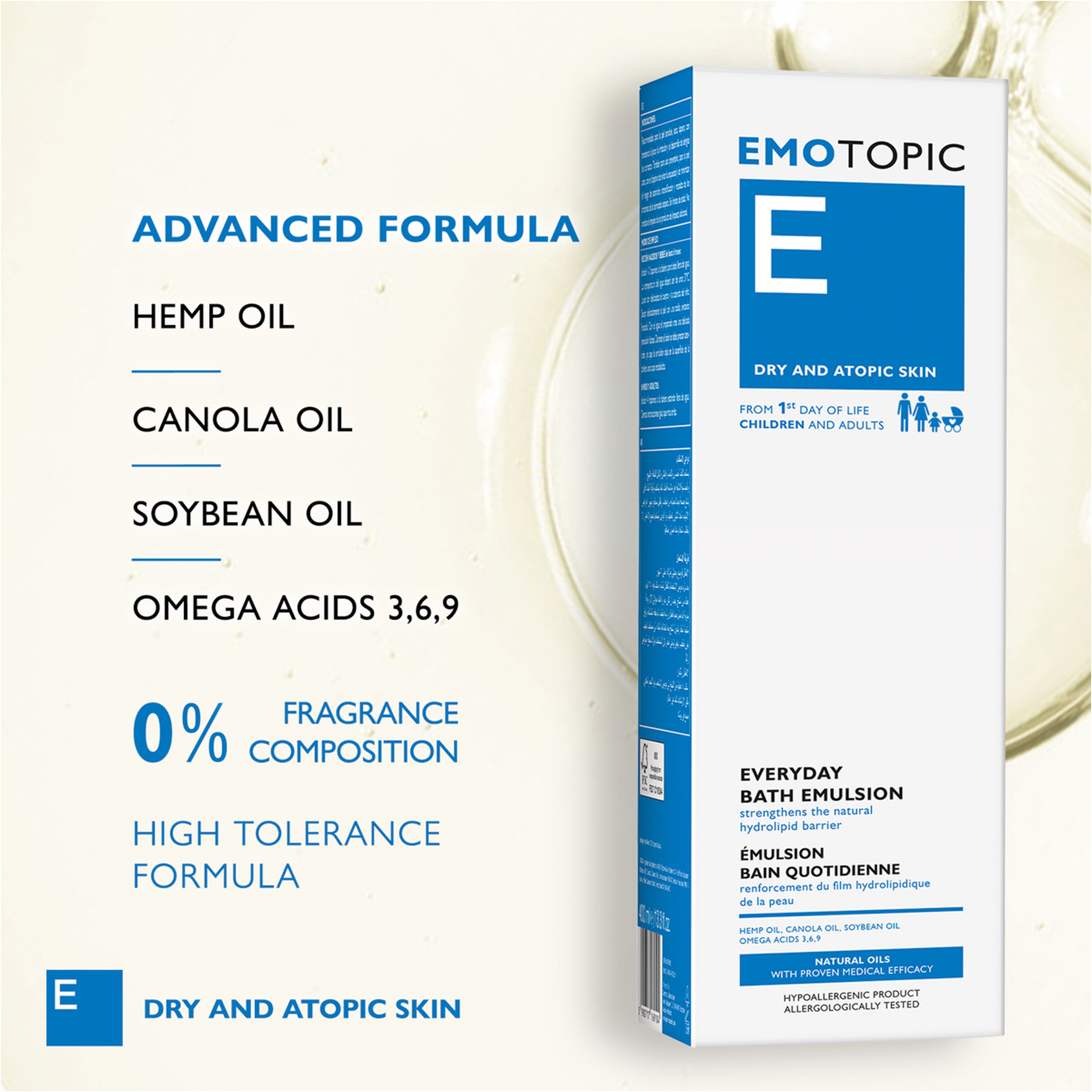 Pharmaceris - Emotopic Everyday Bath Emulsion 400 Ml