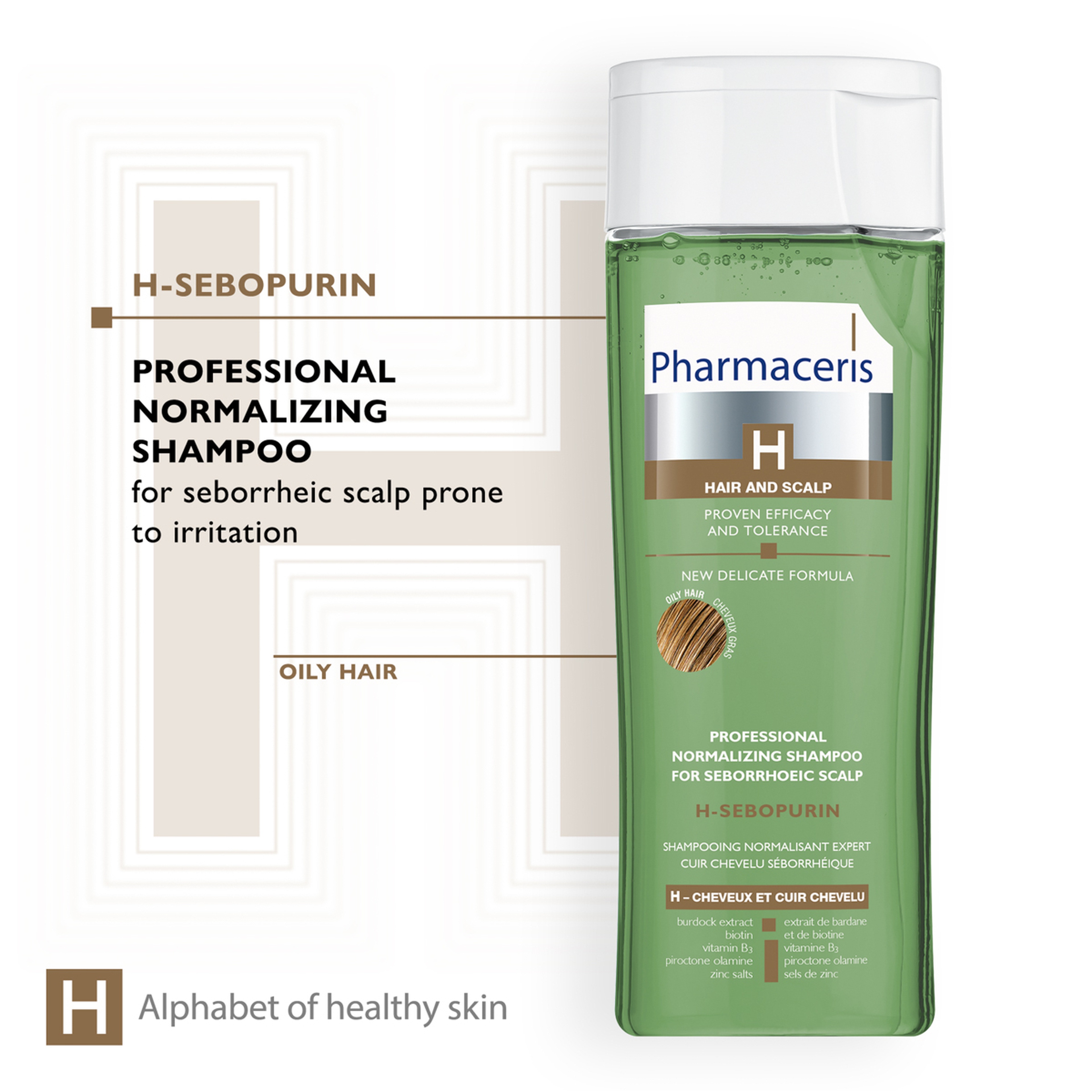 H-Sebopurin Professional Normalizing Shampoo 250 Ml