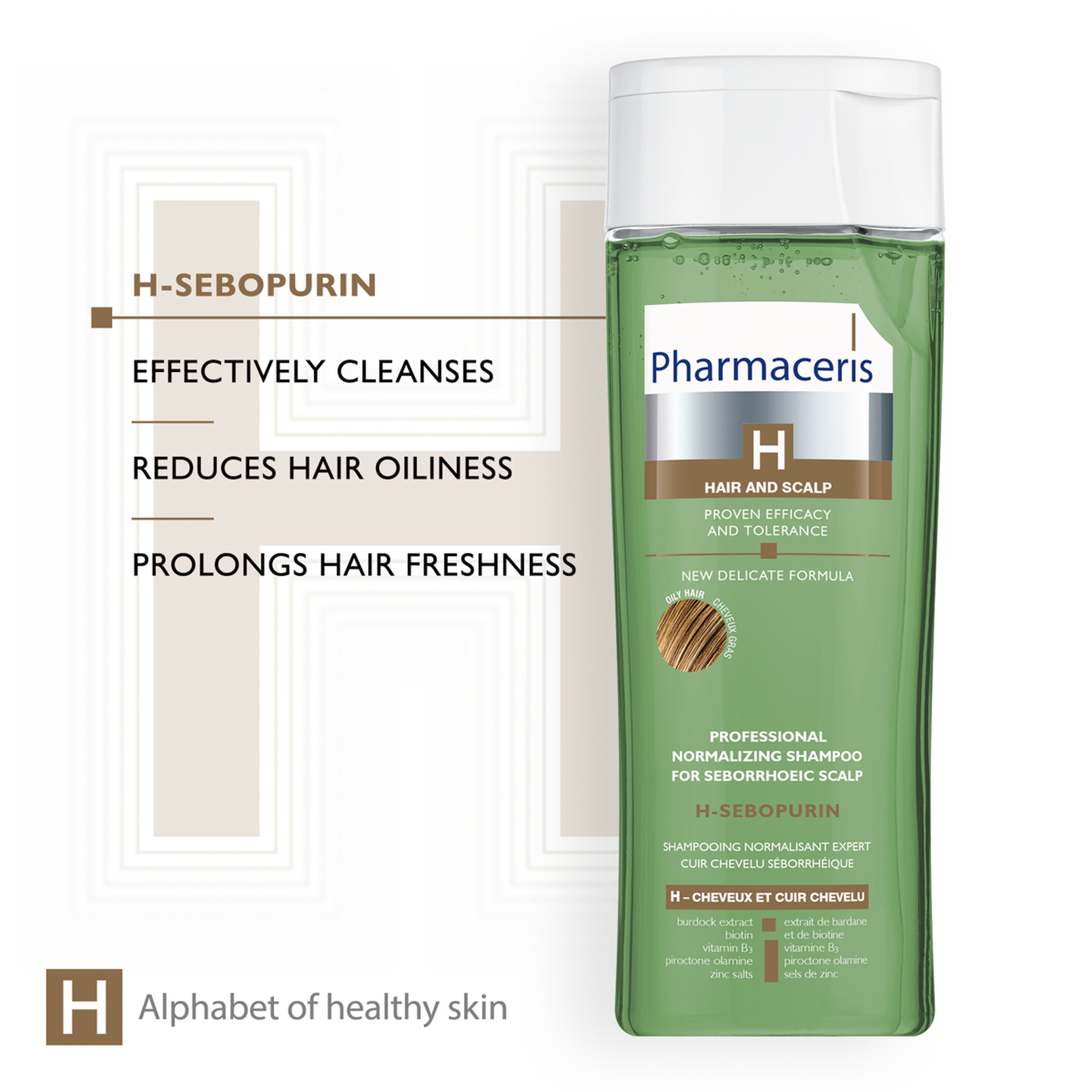 H-Sebopurin Professional Normalizing Shampoo 250 Ml