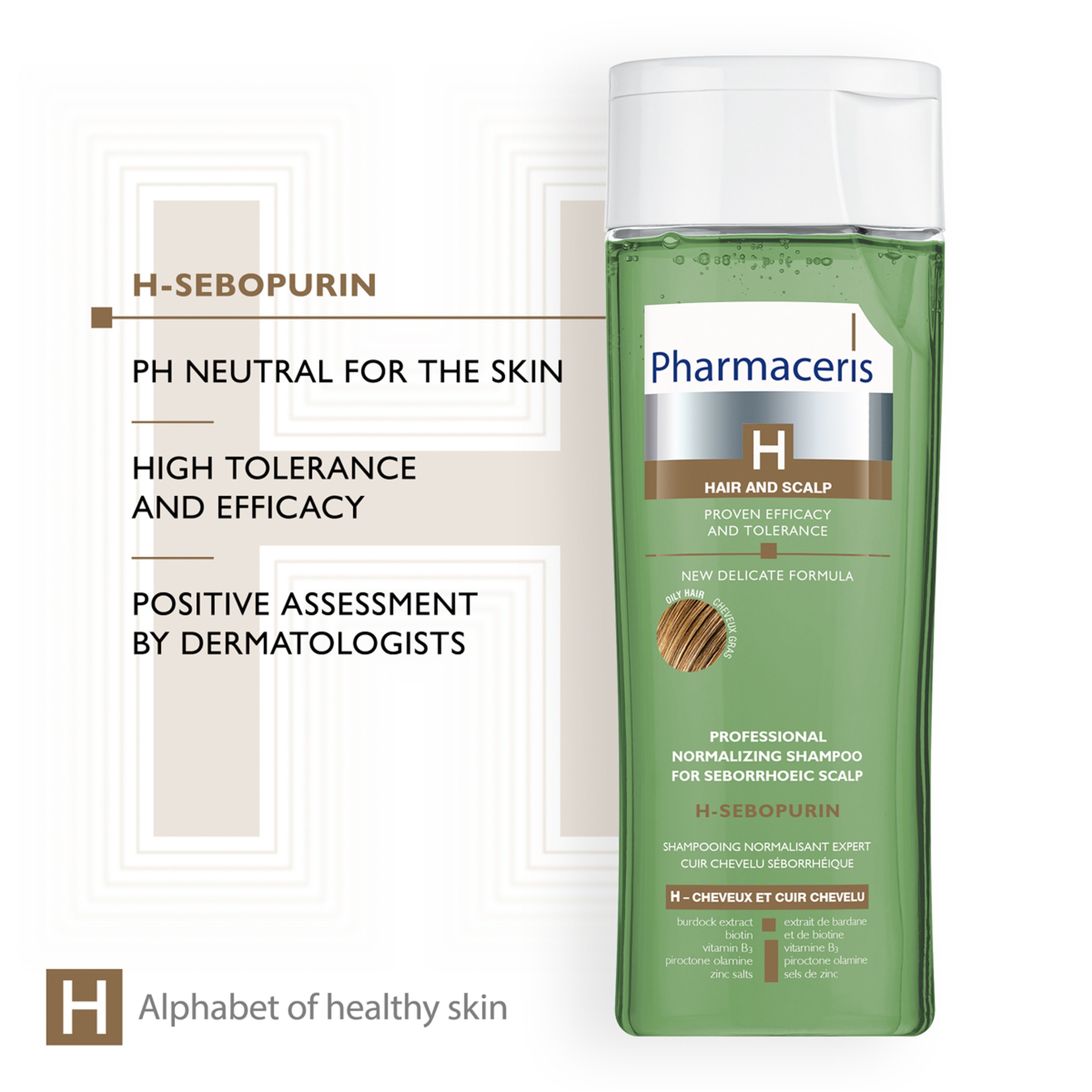 H-Sebopurin Professional Normalizing Shampoo 250 Ml