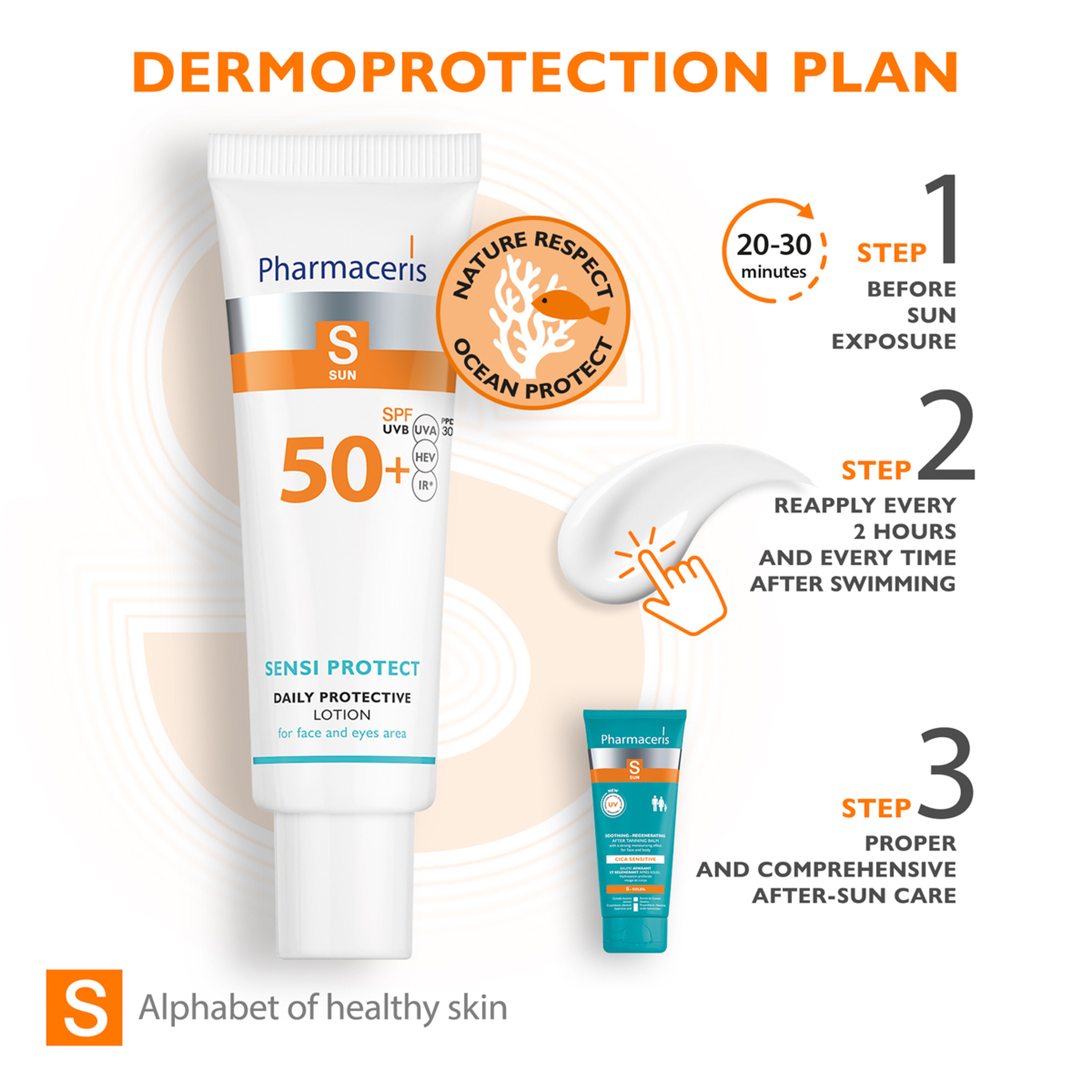 فارماسيرز لوشن واقي شمس بلمسة جافة 50+ 50 مل