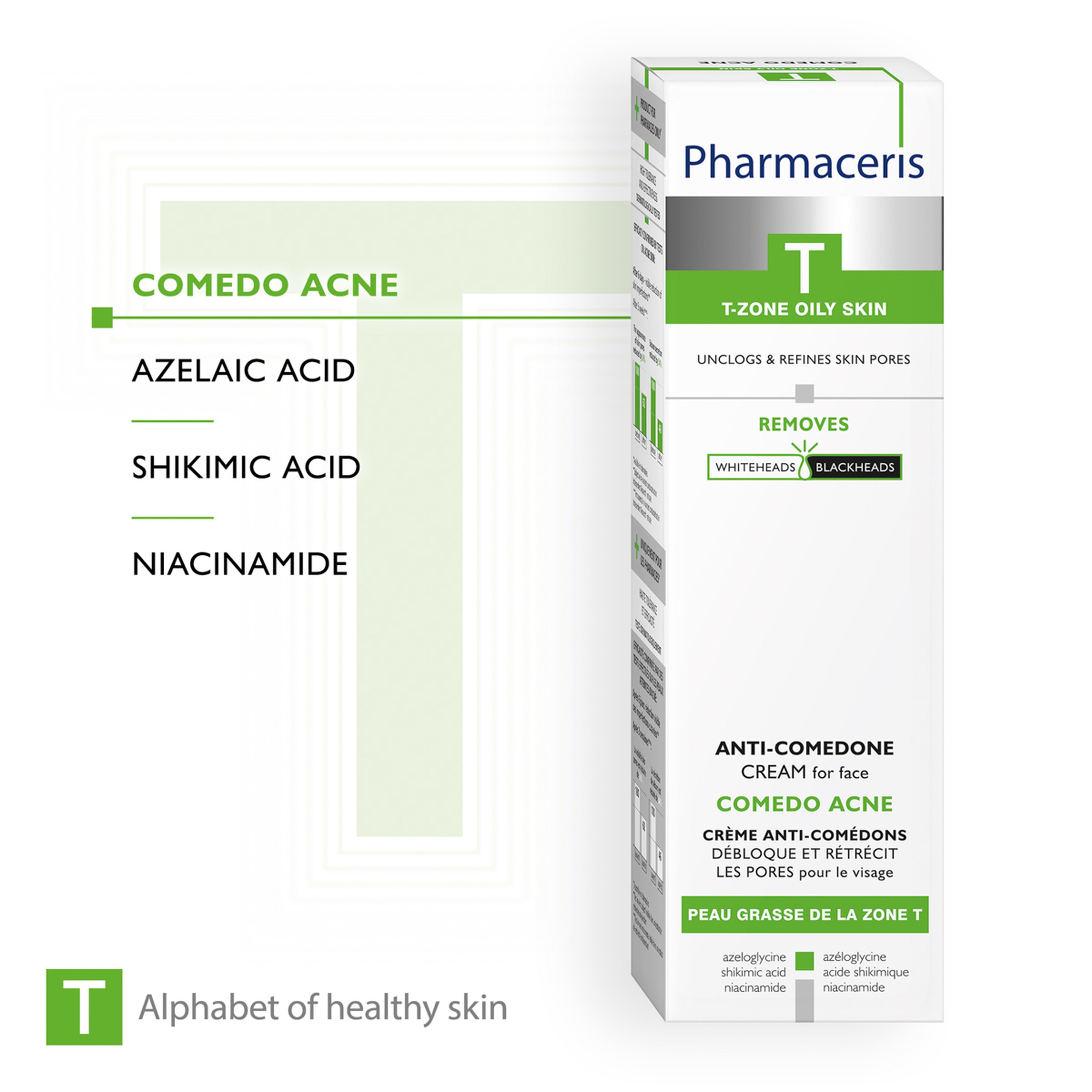 فارماسيريس تي كريم كوميدو لعلاج حب الشباب والرؤوس السوداء (40 مل)